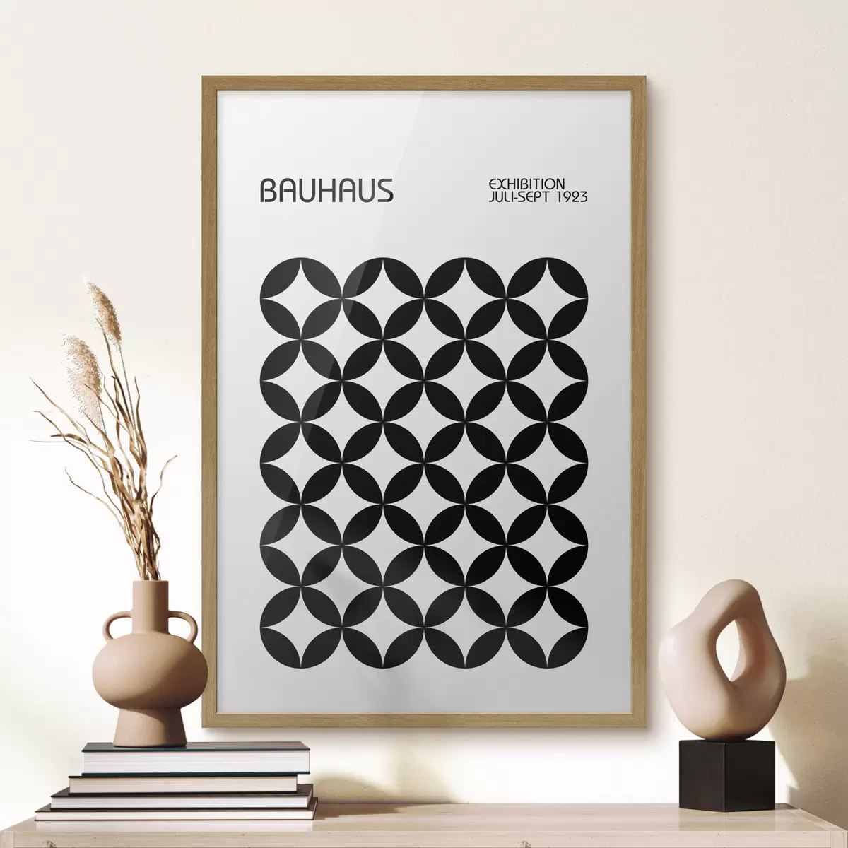 Poster Geometrische Abstraktion des Bauhauses f39259