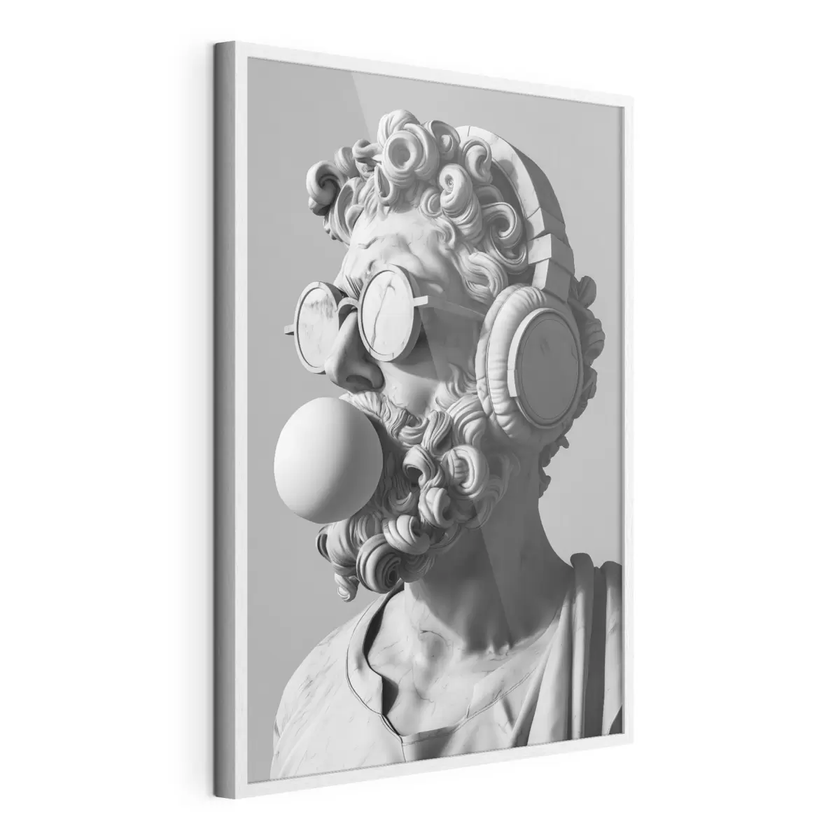 Poster Moderne Skulptur des Zeus f26130
