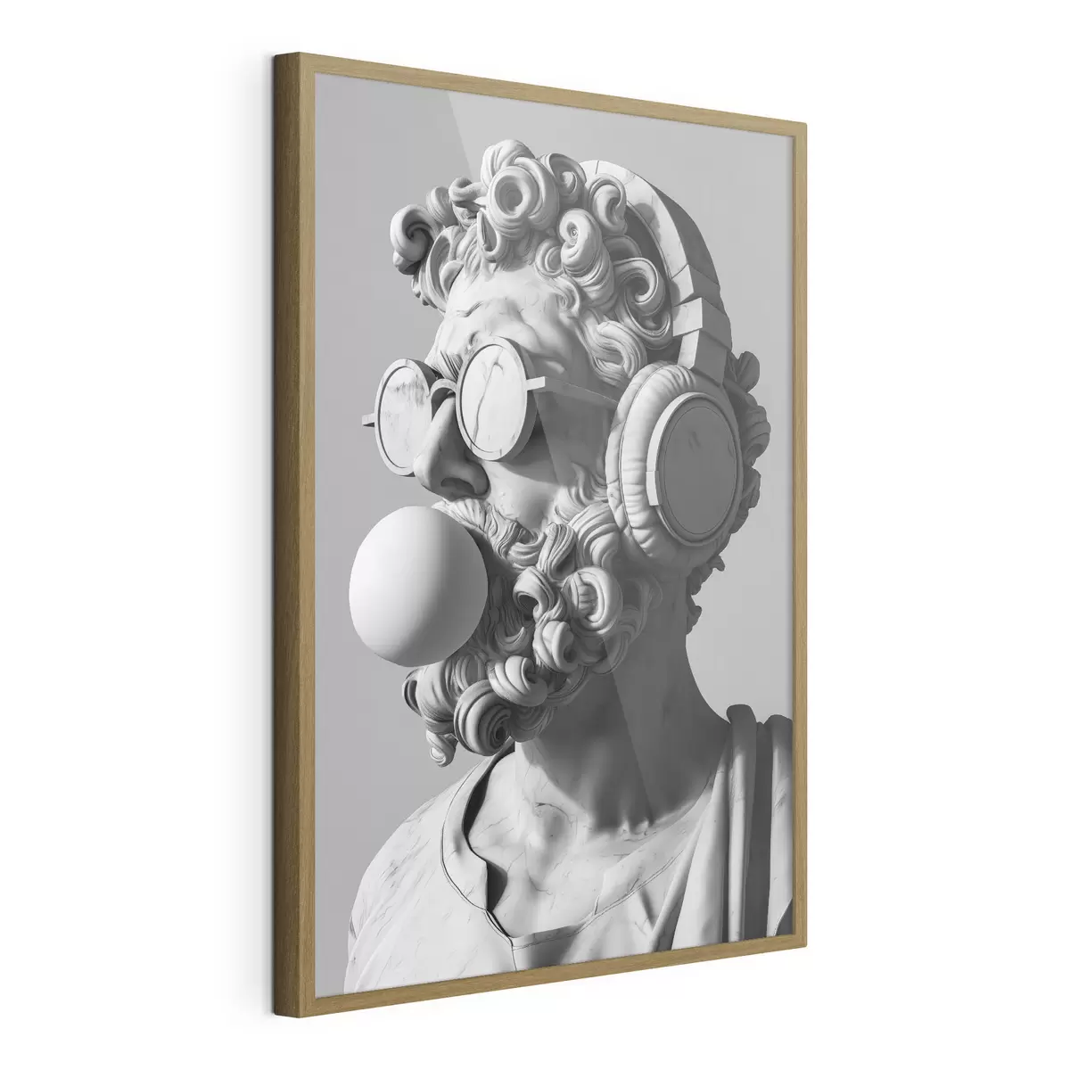 Poster Moderne Skulptur des Zeus f26130