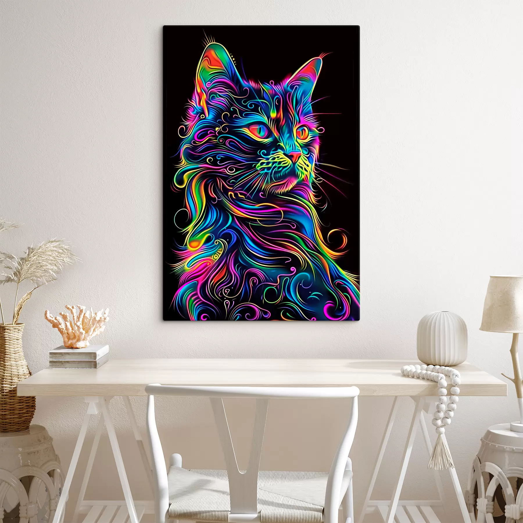 Fototapete Bunte Katze s39311