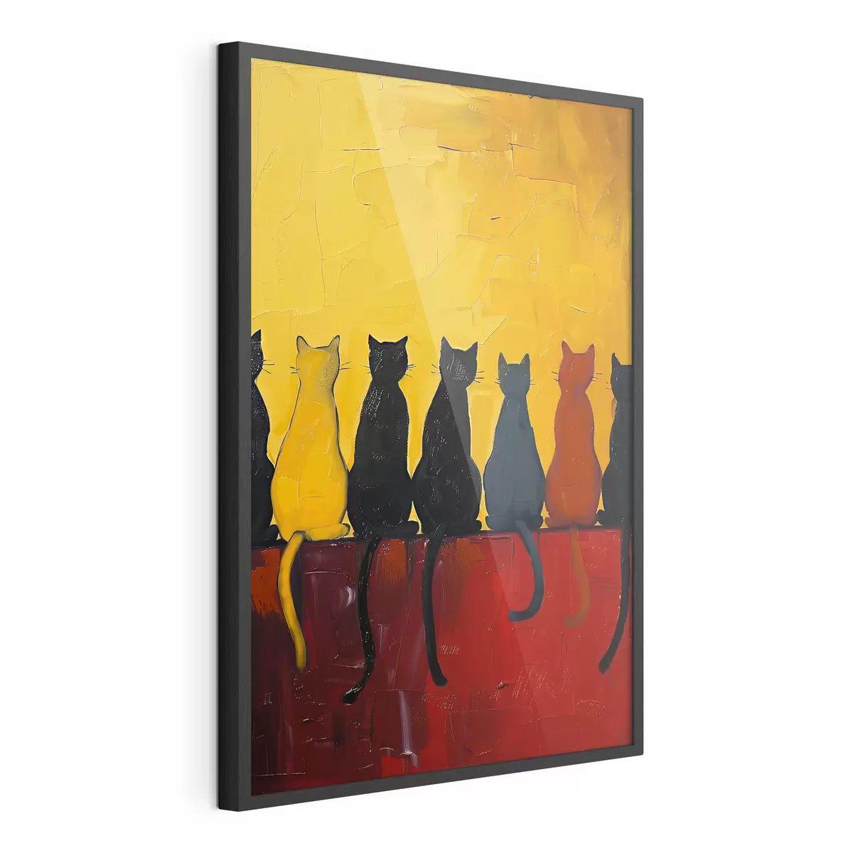 Poster Katzen in Farben f39309