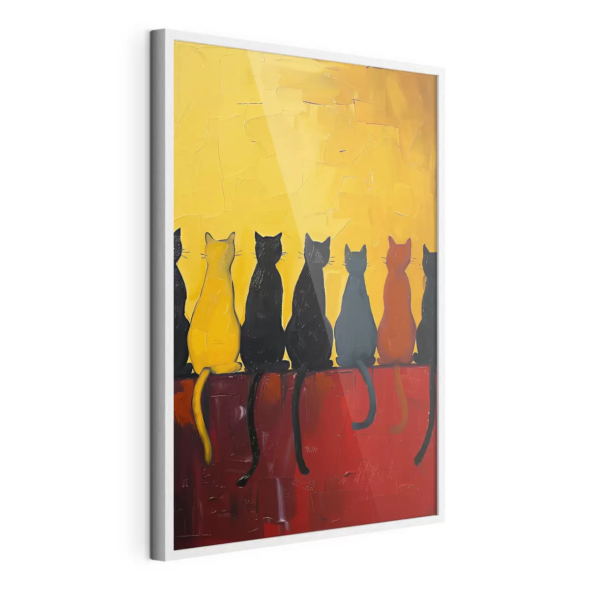 Poster Katzen in Farben f39309