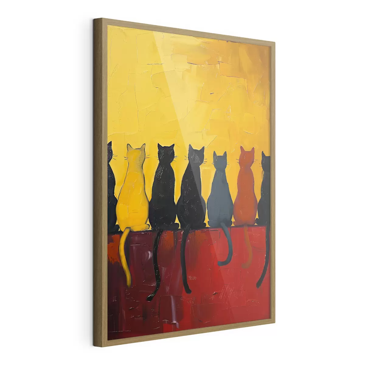 Poster Katzen in Farben f39309
