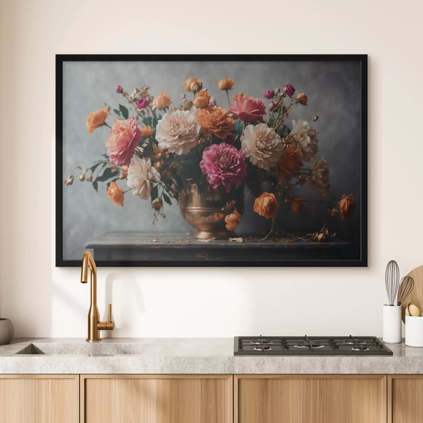 Fototapete Blumen in Vase f39163