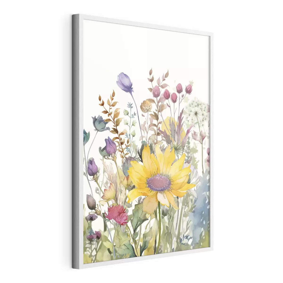Poster Aquarell wilde Blumen f39339