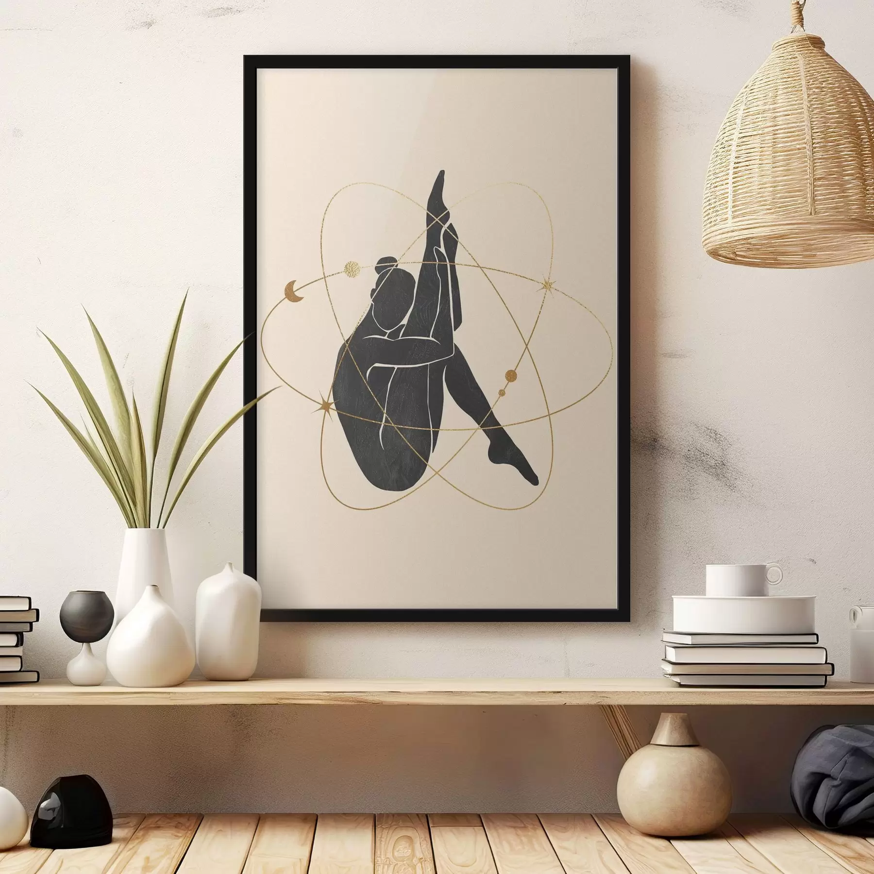 Fototapete Schönheit durch anmutige Bewegung erforschen f37777