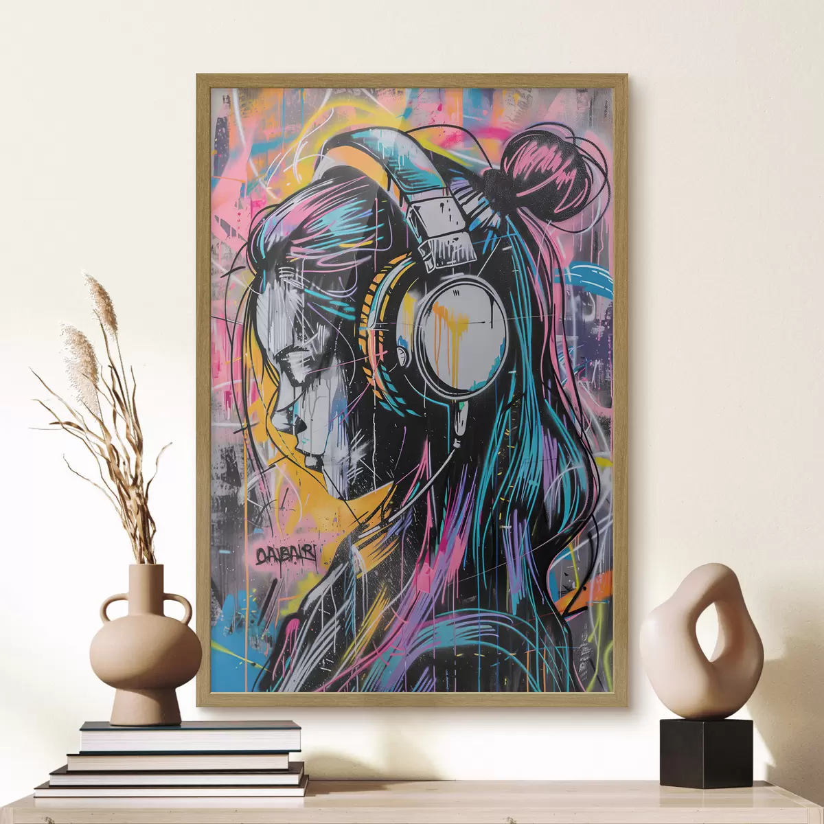 Poster Versunken in Musik f39443
