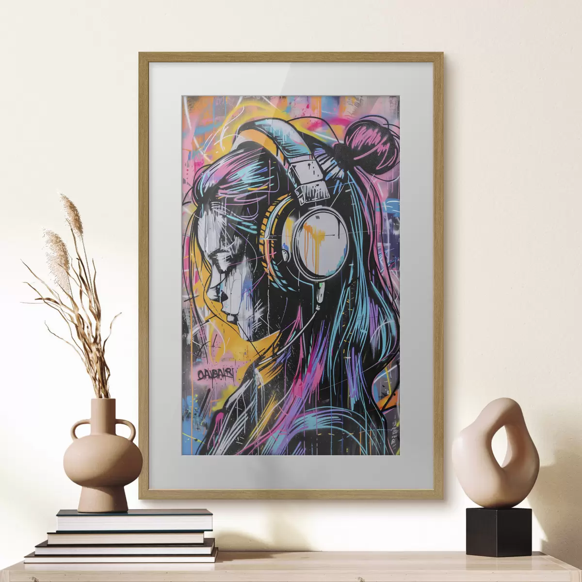 Poster Versunken in Musik f39443
