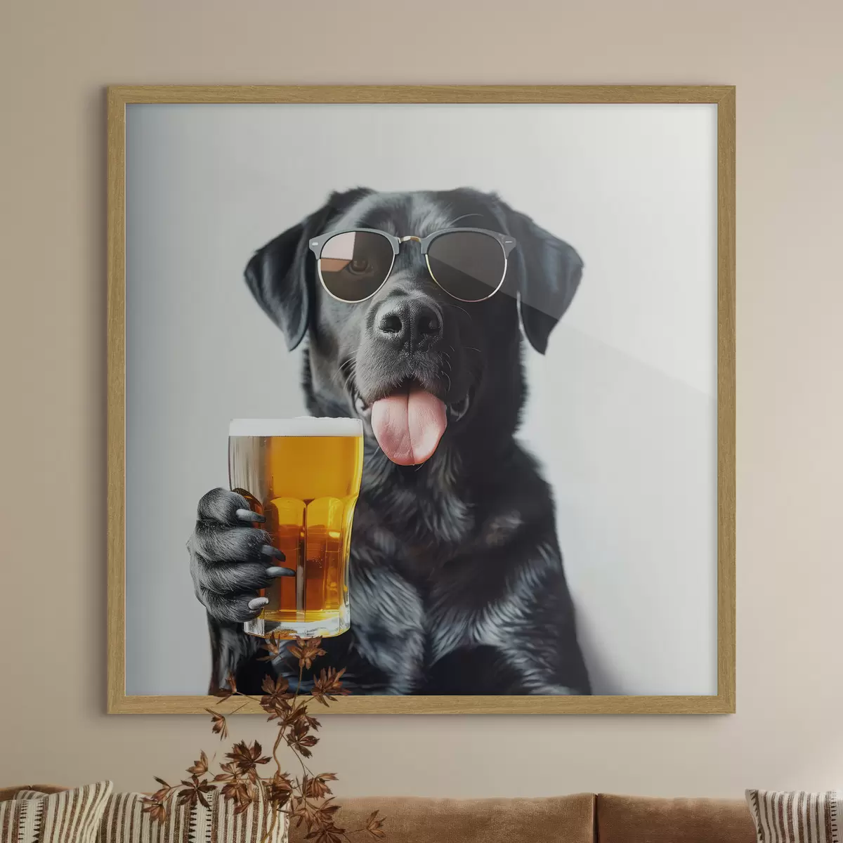 Poster Labrador hat frei f39470