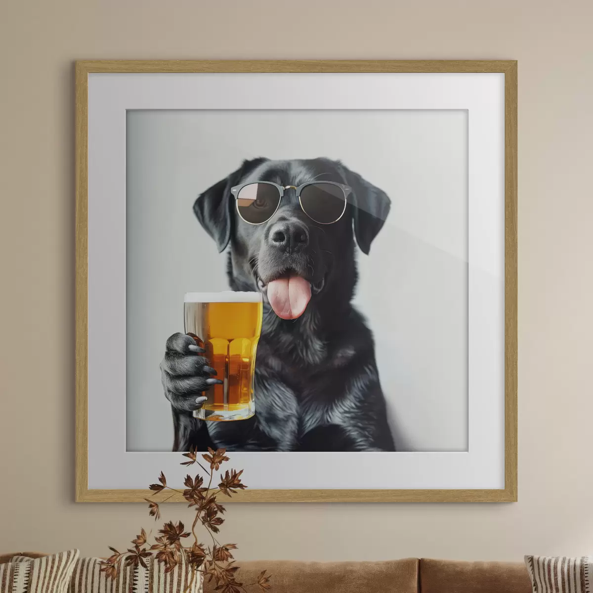 Poster Labrador hat frei f39470