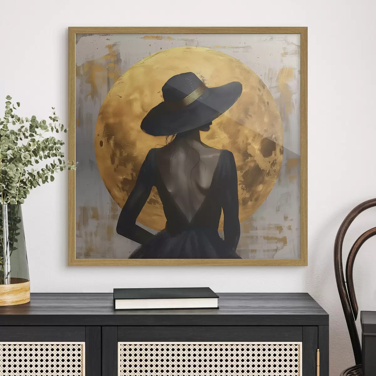 Poster Das Mädchen in Schwarz f39685