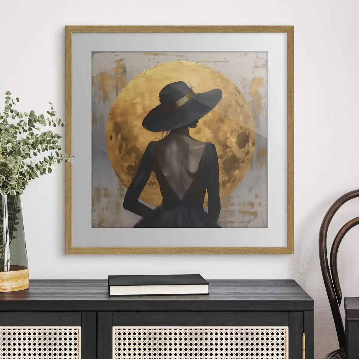 Poster Das Mädchen in Schwarz f39685