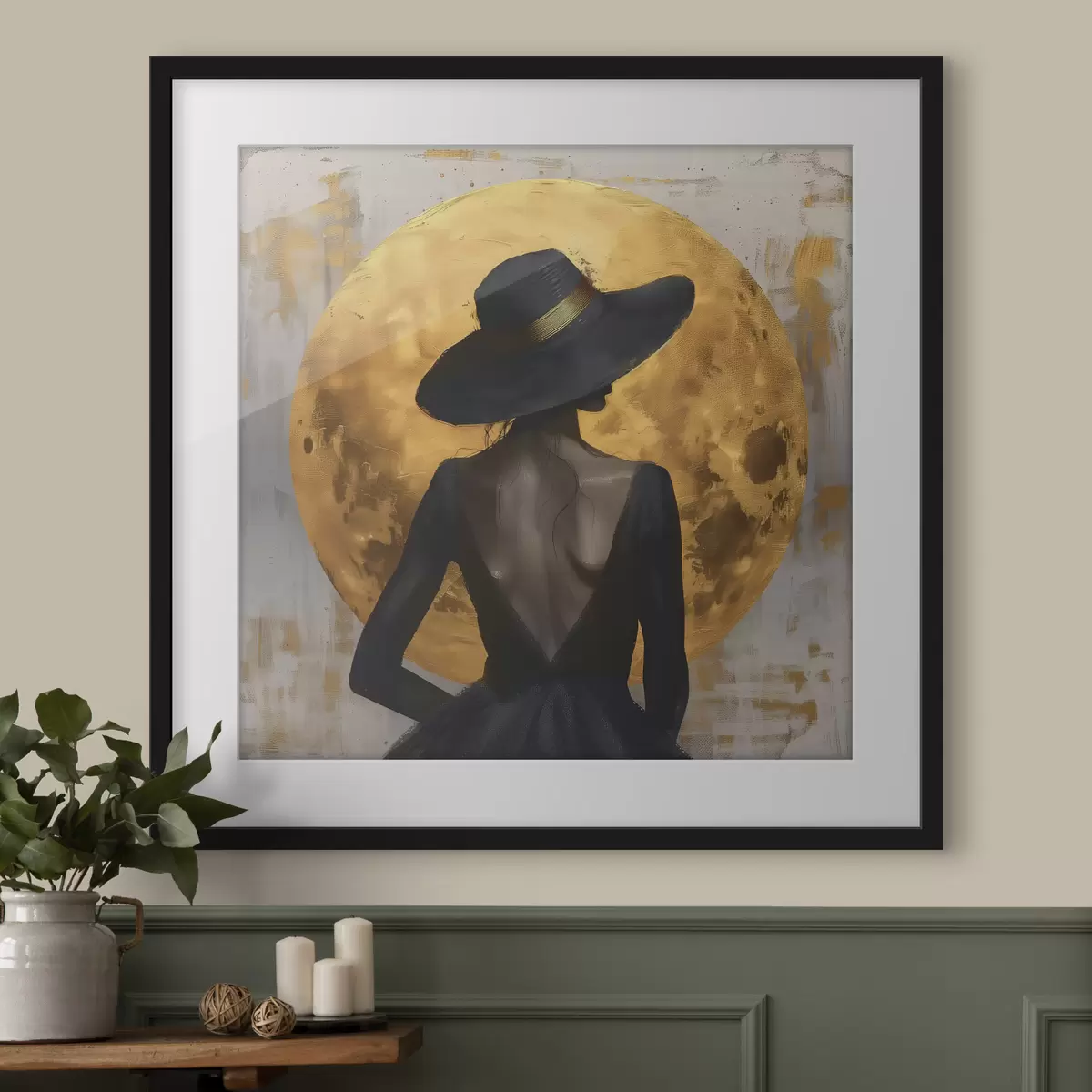 Poster Das Mädchen in Schwarz f39685