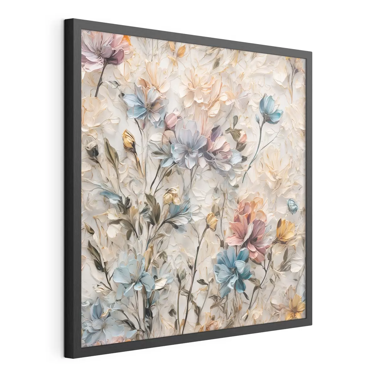Poster Abstrakte Blumen und Blätter f39605