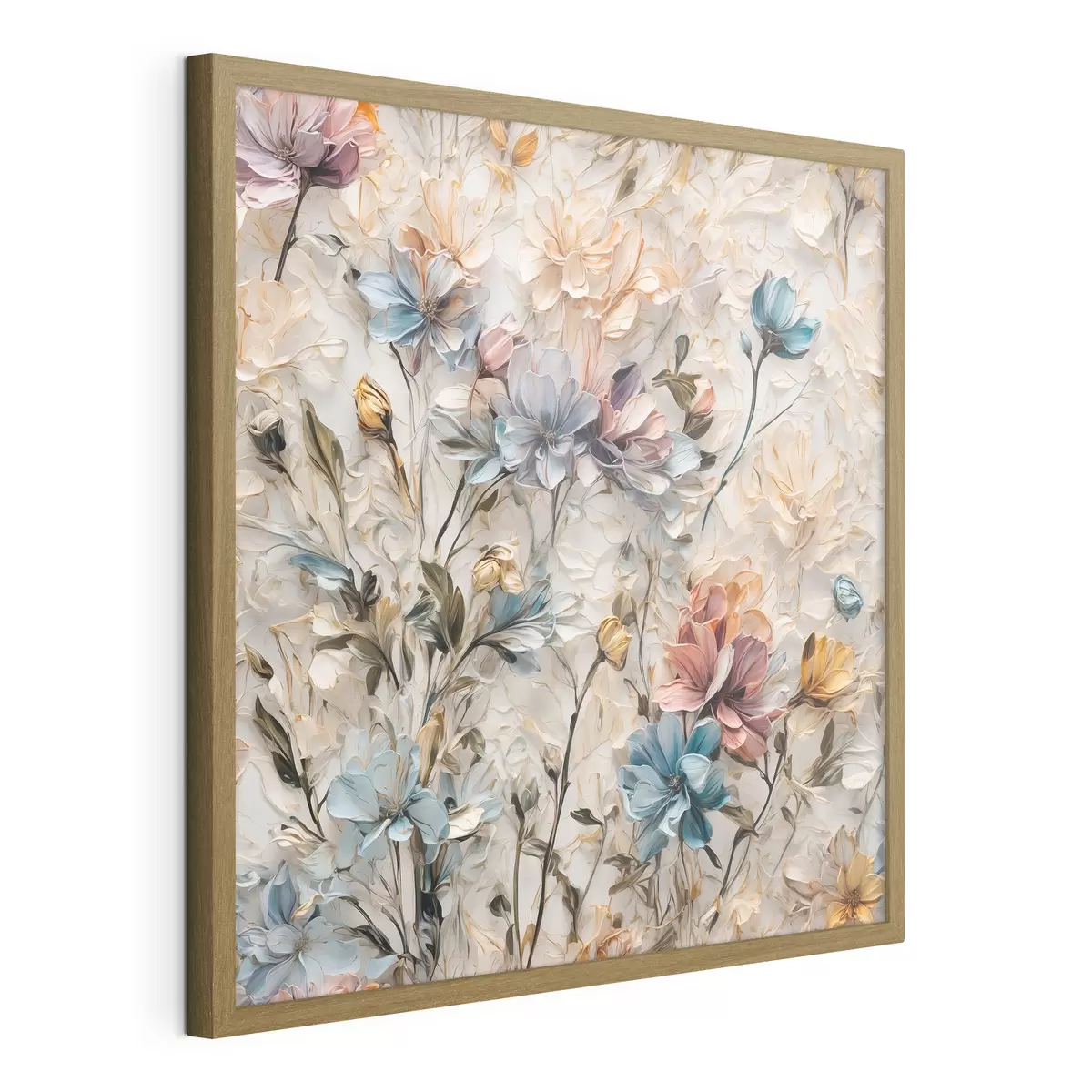 Poster Abstrakte Blumen und Blätter f39605