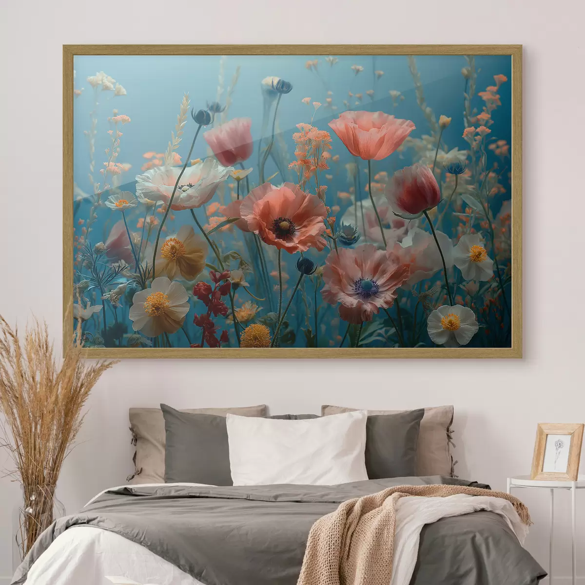 Poster Wildblumen wie Mohnblumen, Tulpen und mehr f39752