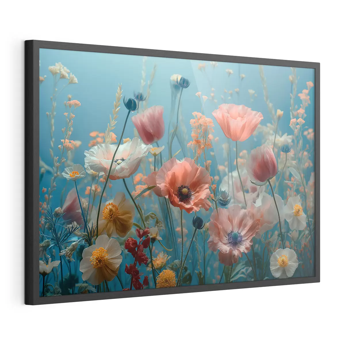 Poster Wildblumen wie Mohnblumen, Tulpen und mehr f39752