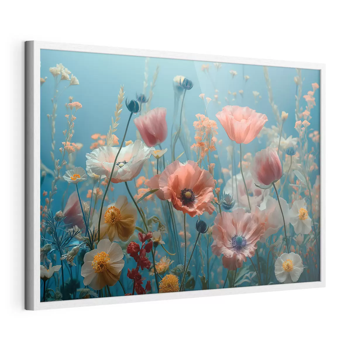 Poster Wildblumen wie Mohnblumen, Tulpen und mehr f39752