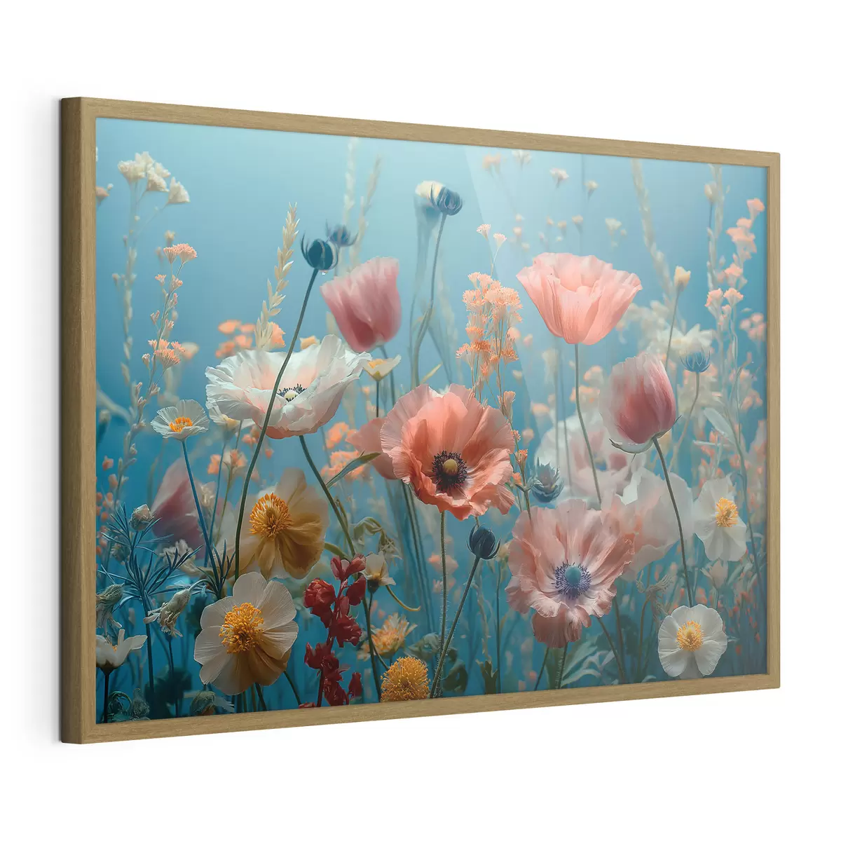 Poster Wildblumen wie Mohnblumen, Tulpen und mehr f39752