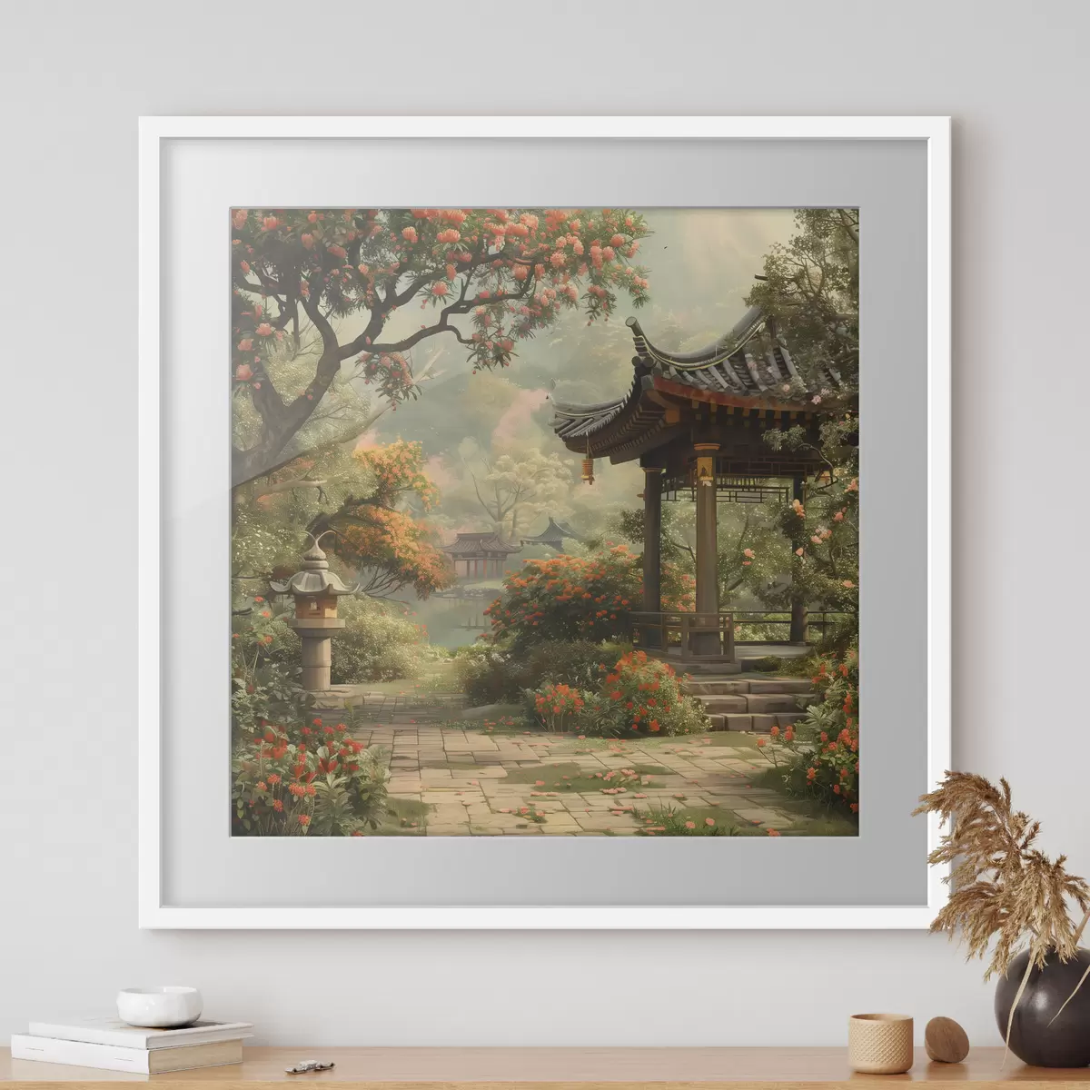 Poster Garten der langsamen Schritte f39772
