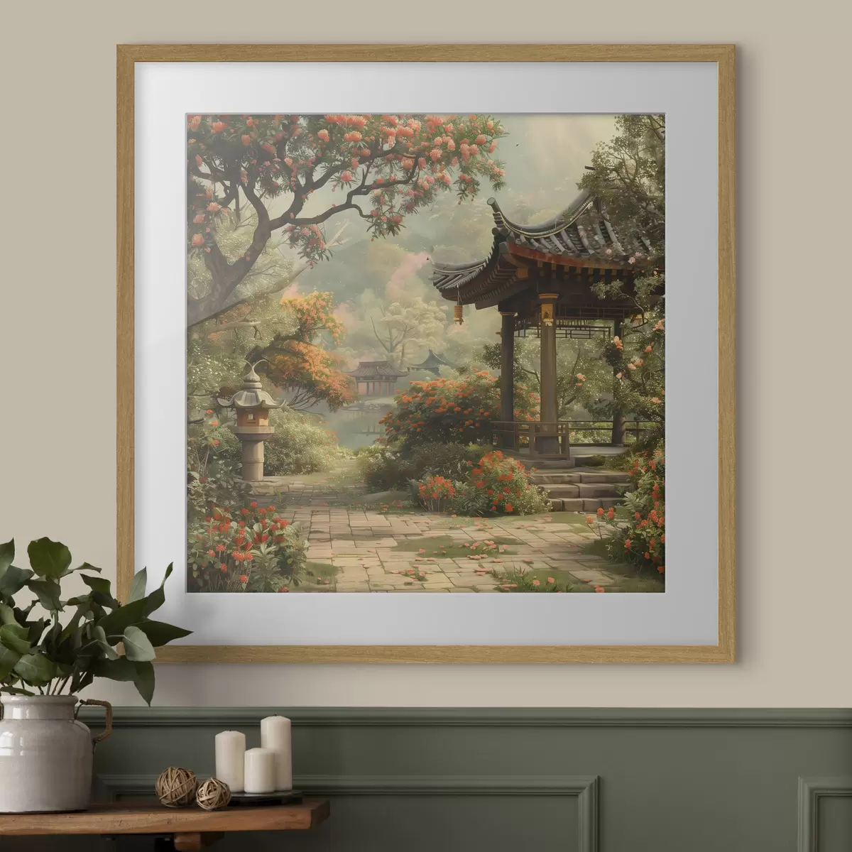 Poster Garten der langsamen Schritte f39772