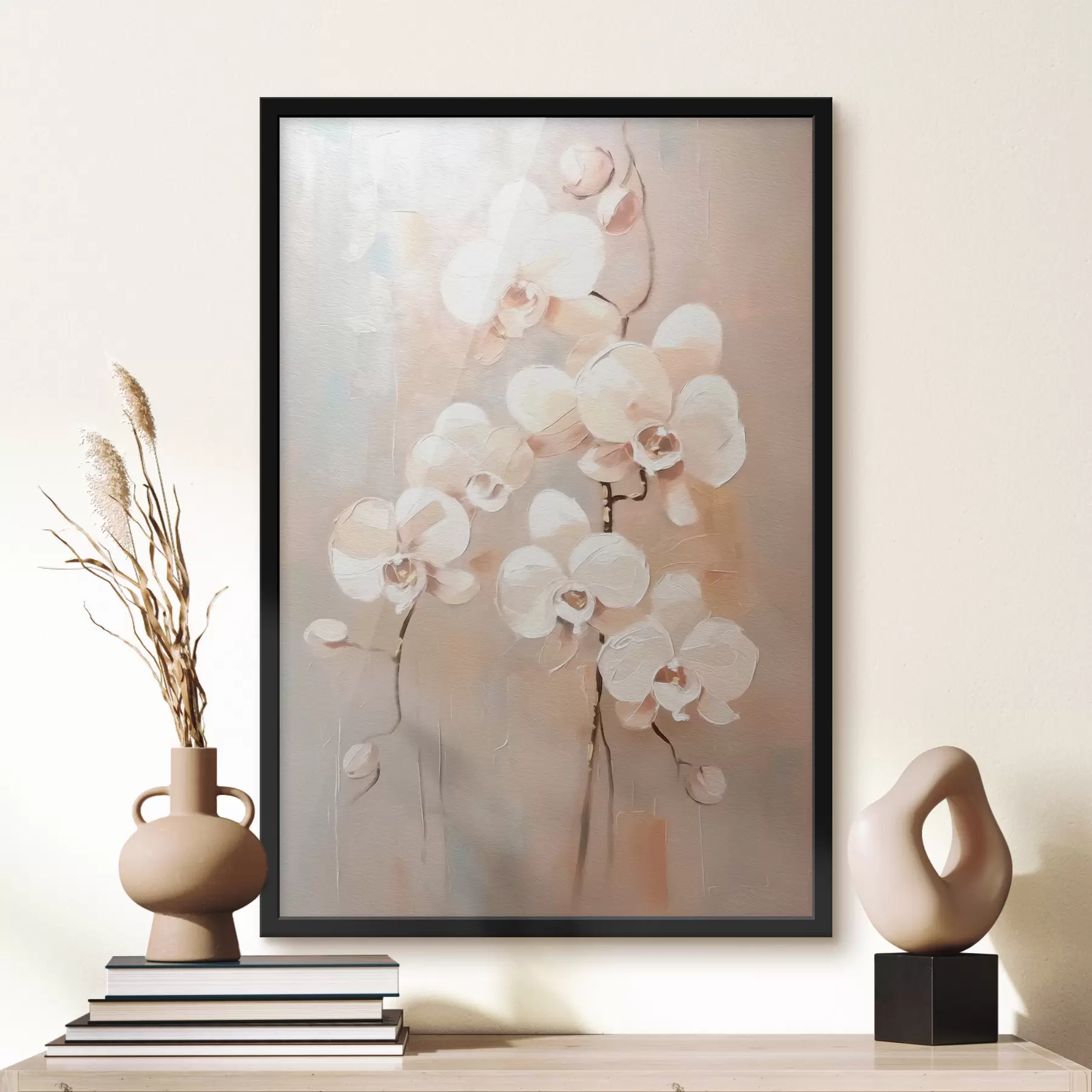 Fototapete Weiße Orchideenblüten f39842