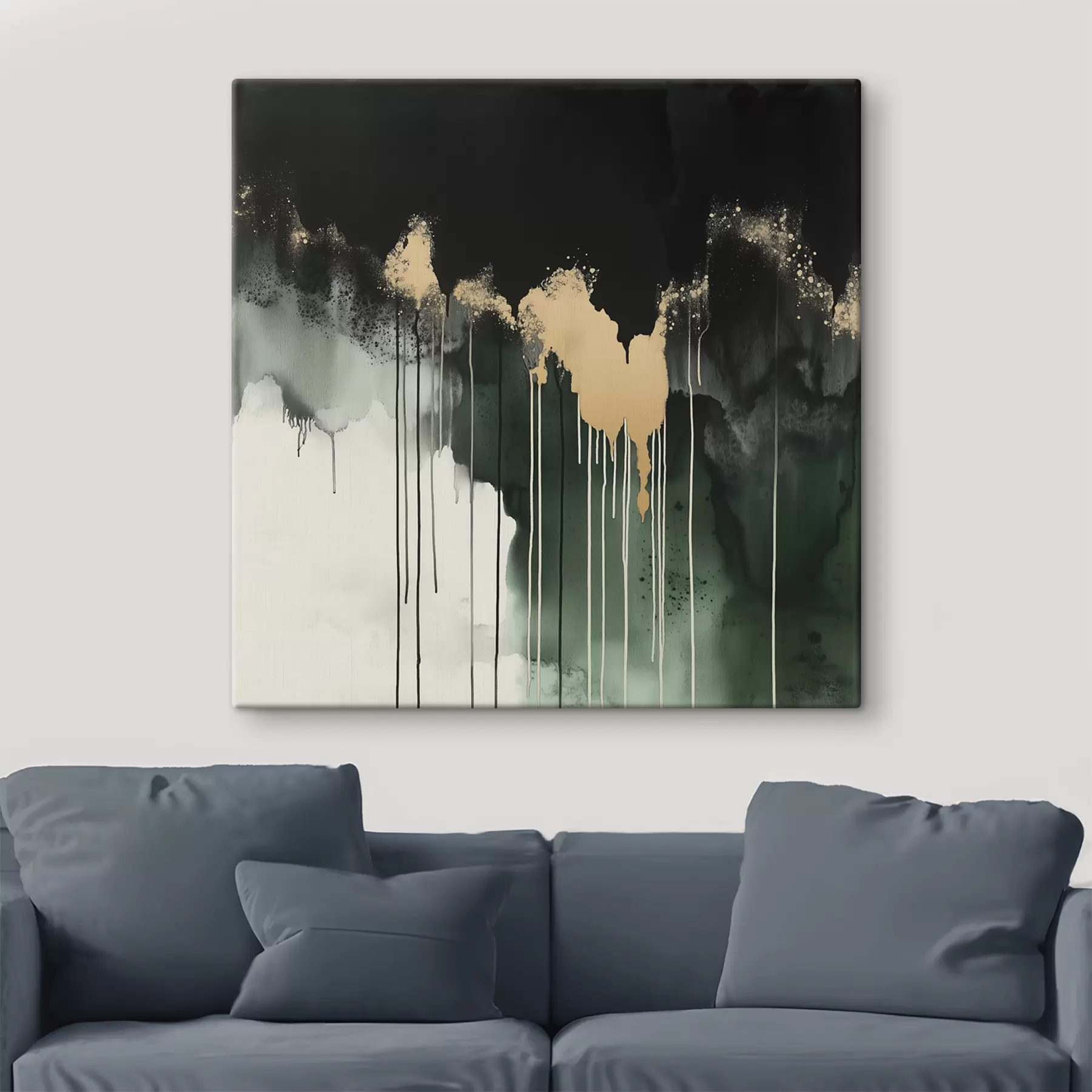 Fototapete Acrylfarbe tropft s39919