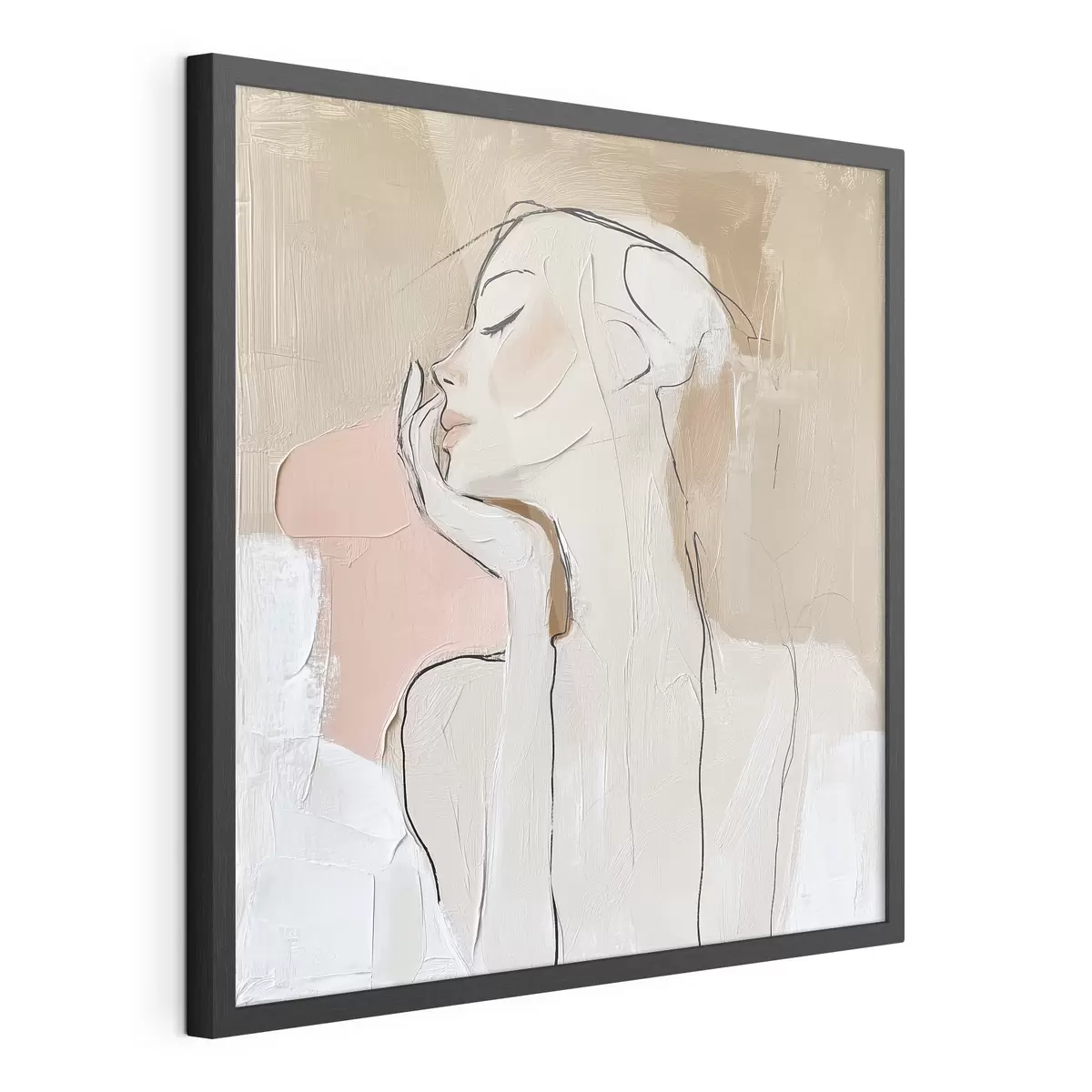 Poster Die Wange in der Hand f39914