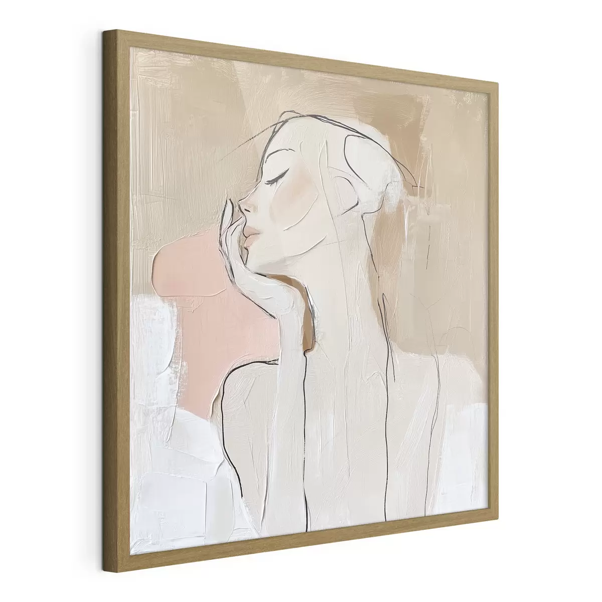 Poster Die Wange in der Hand f39914