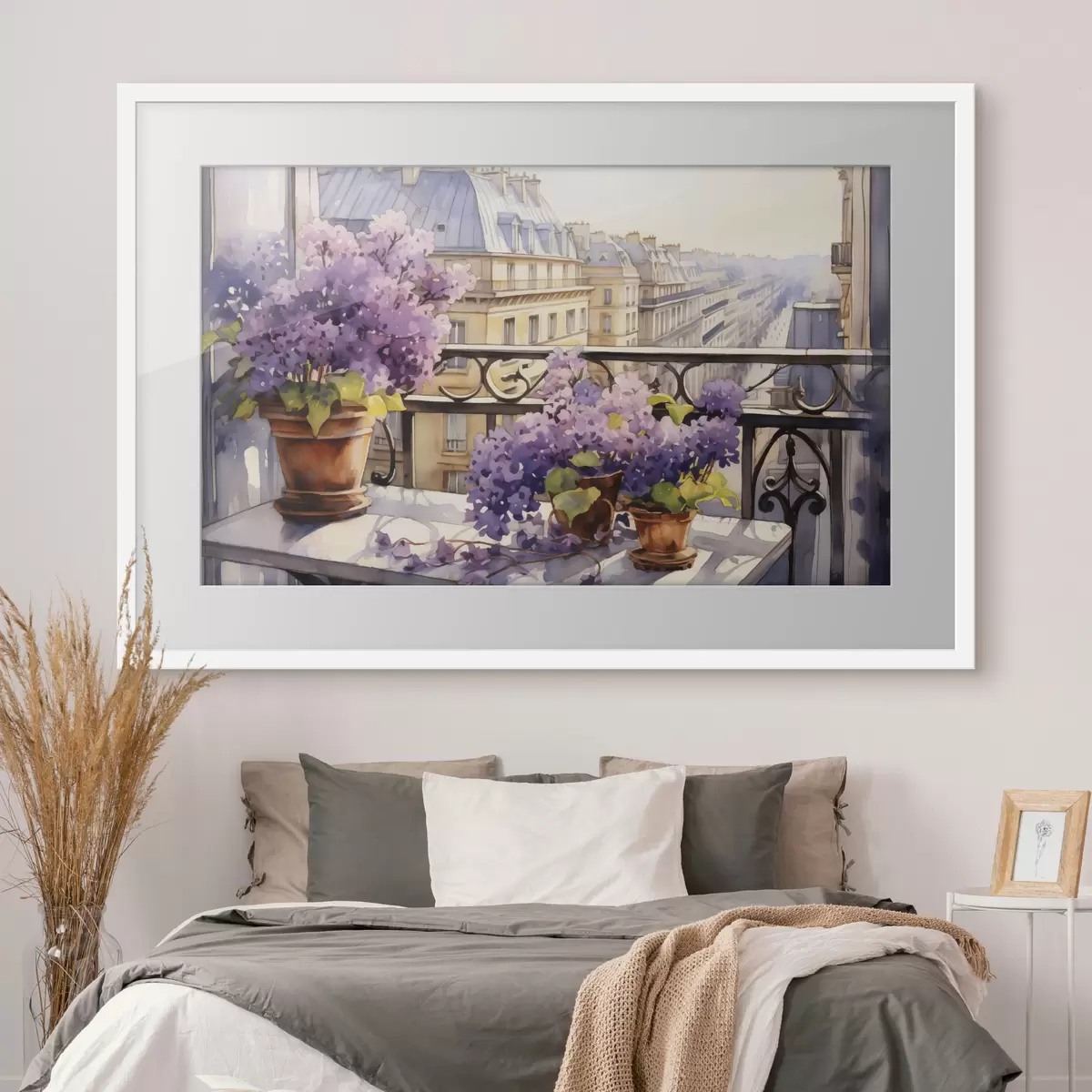 Poster Frühling auf dem Balkon f39931