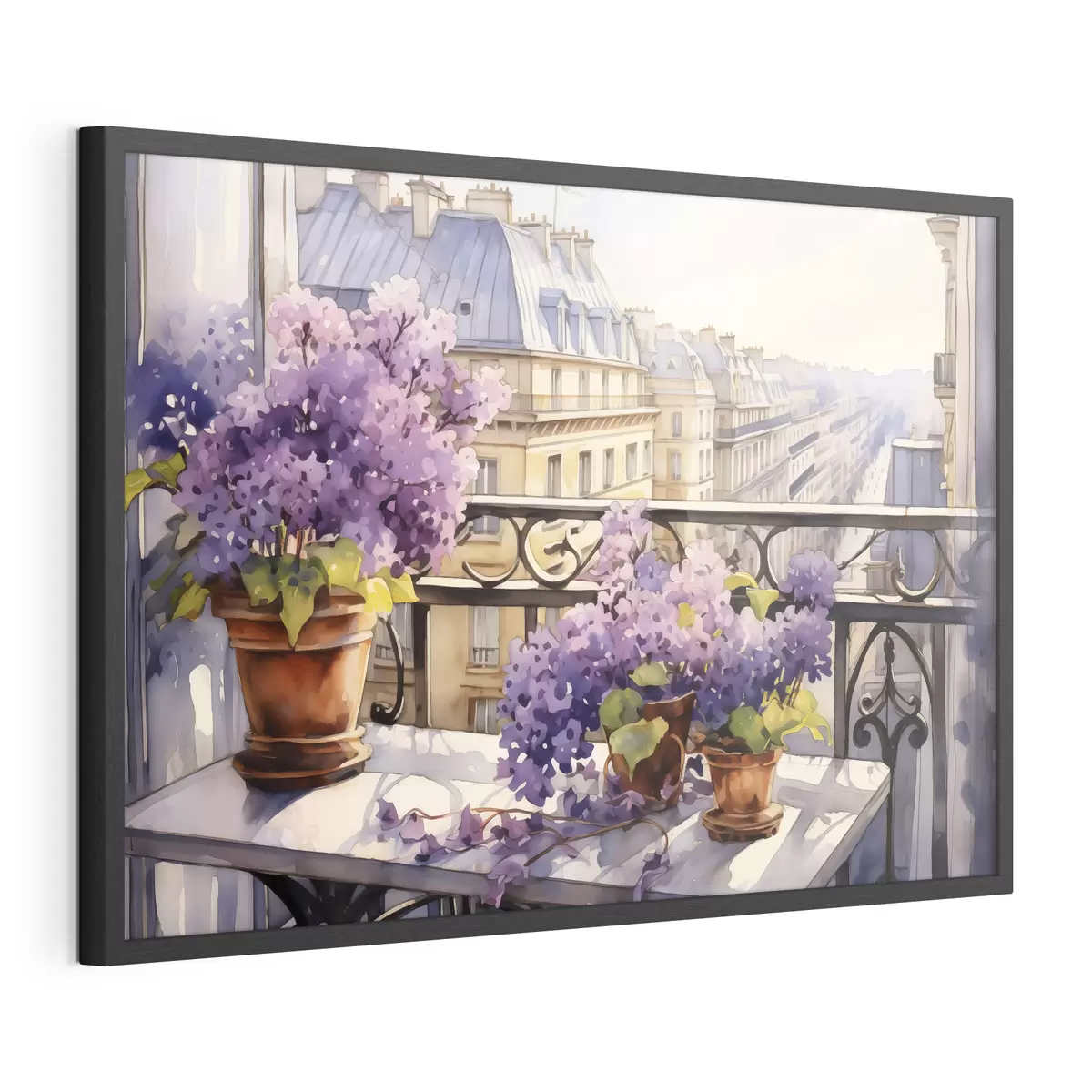 Poster Frühling auf dem Balkon f39931