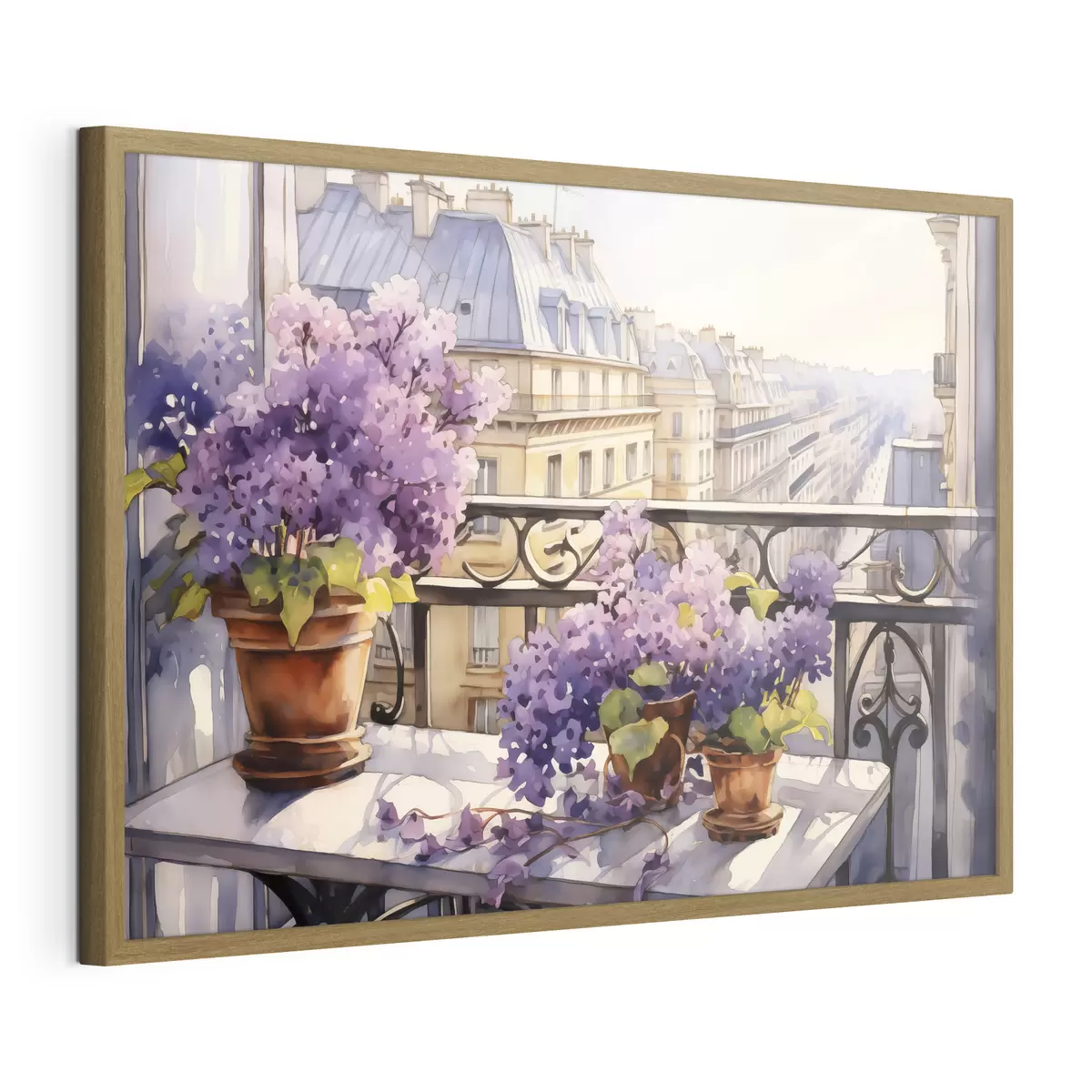Poster Frühling auf dem Balkon f39931