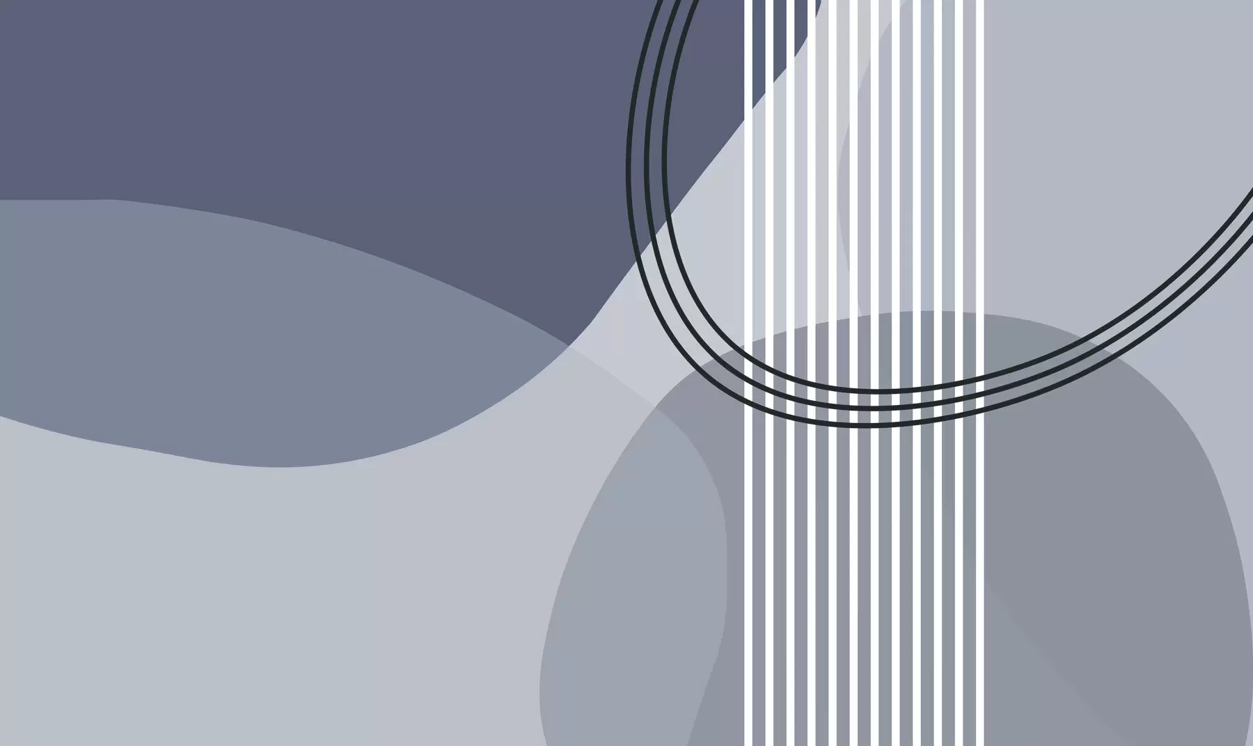 Fototapete Geometrische Abstraktion Linie und Kreis Minimalismus moderne blaue Farbe w08173v2