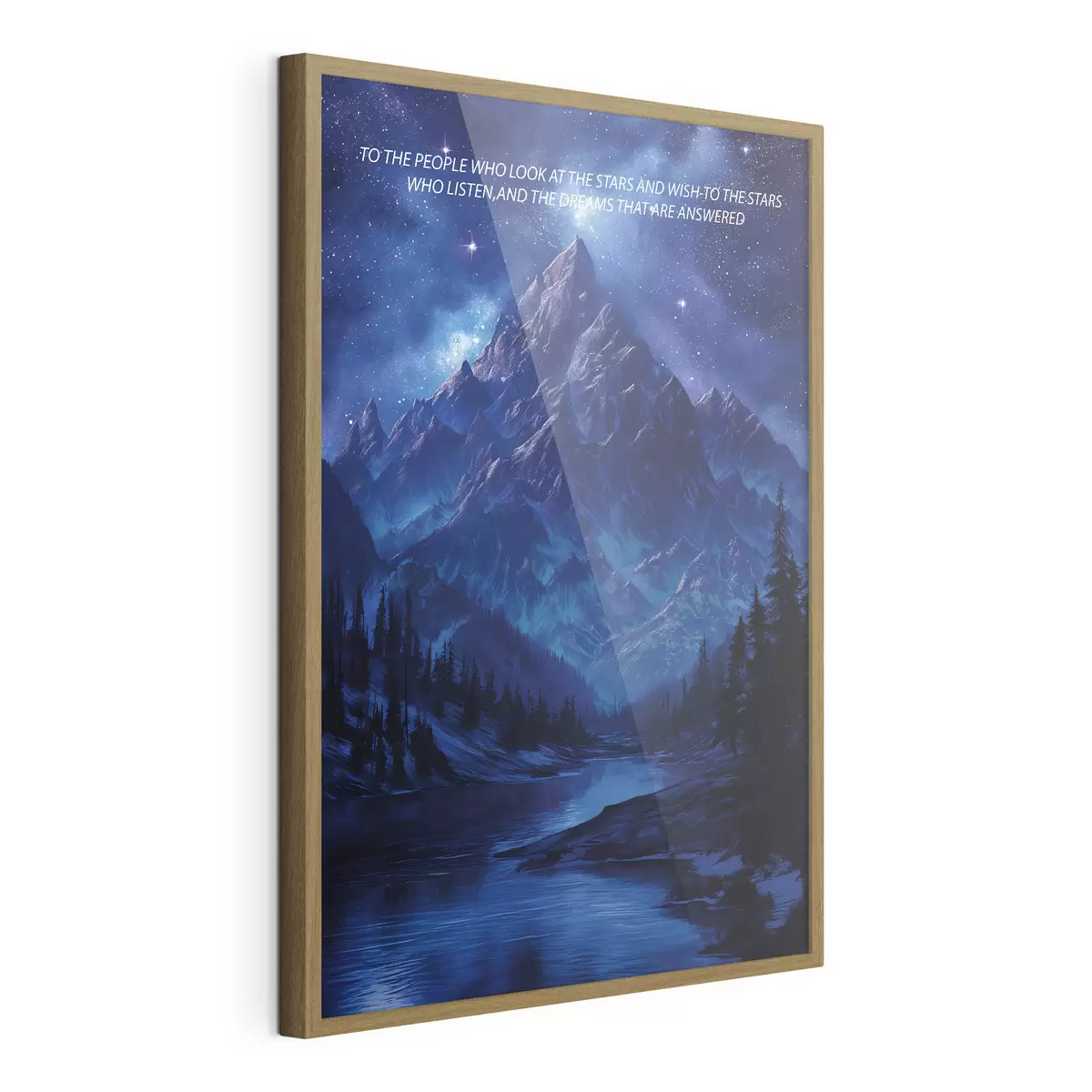 Poster Träume, Sterne, Velaris, lila f40009