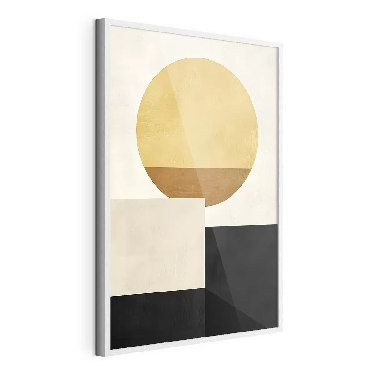 Poster Abstraktion mit geometrischen Formen f39896