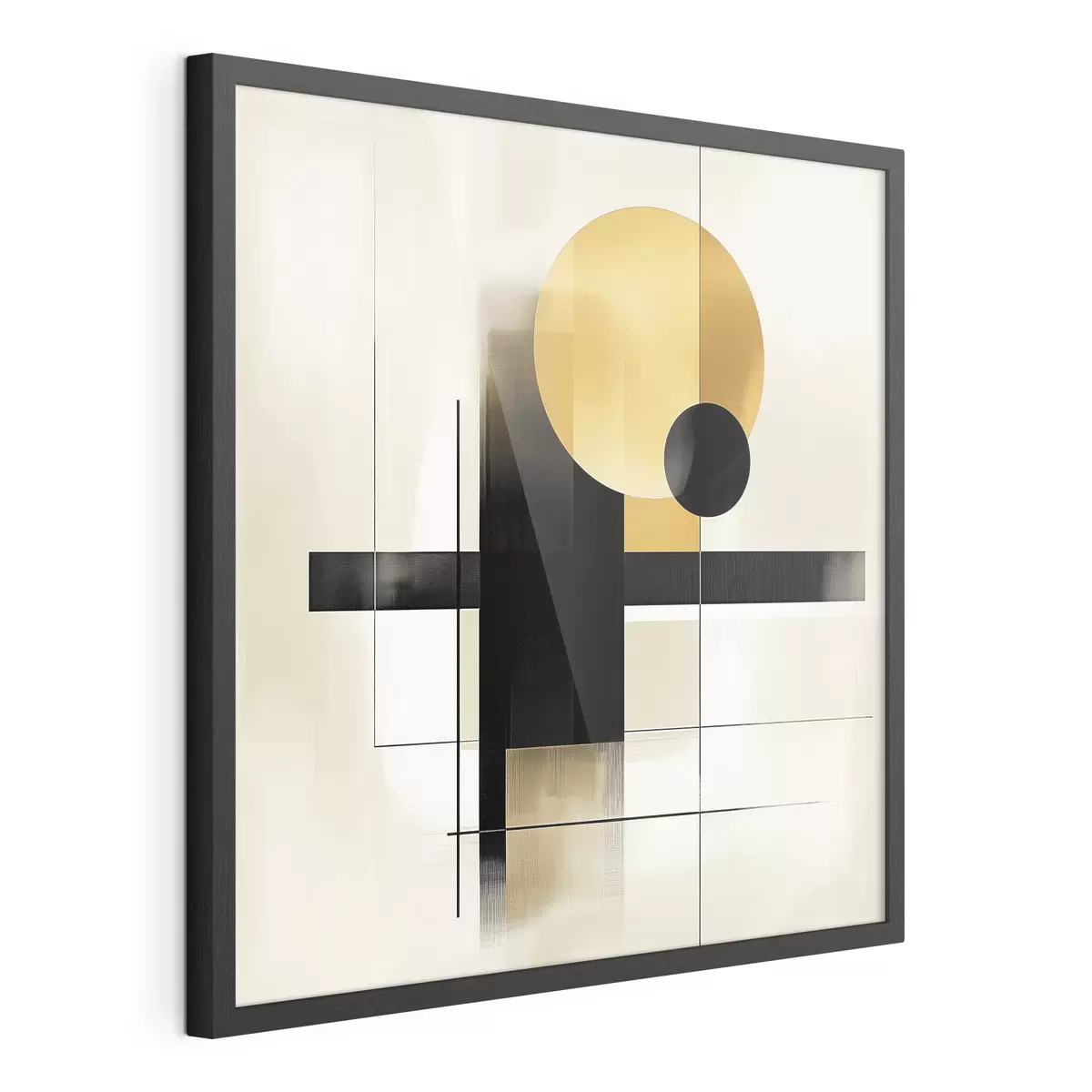 Poster Abstraktion mit geometrischen Formen f39993