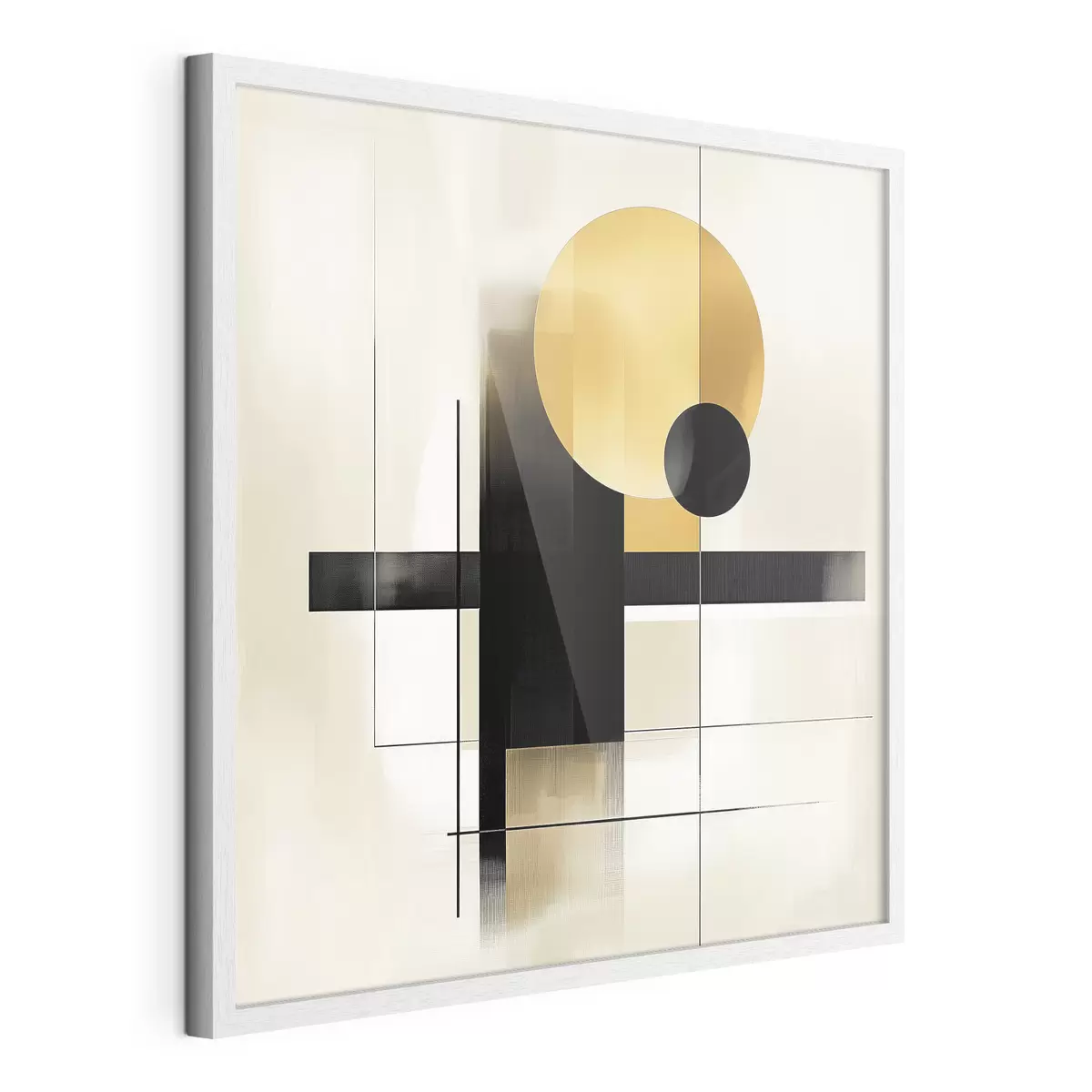 Poster Abstraktion mit geometrischen Formen f39993