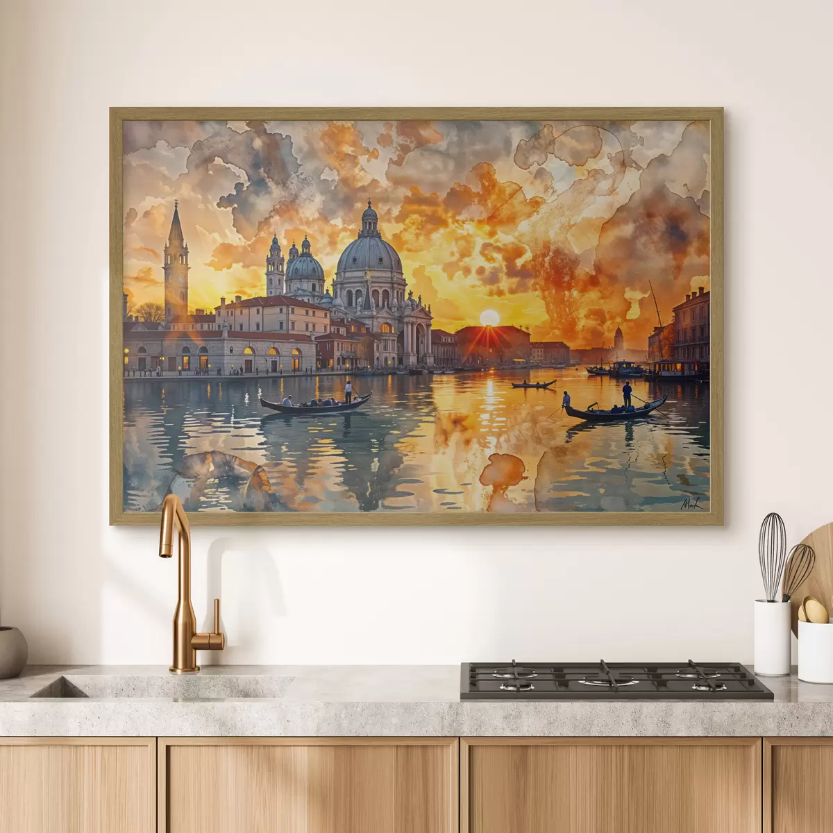 Poster Venedig im Abendlicht f40027