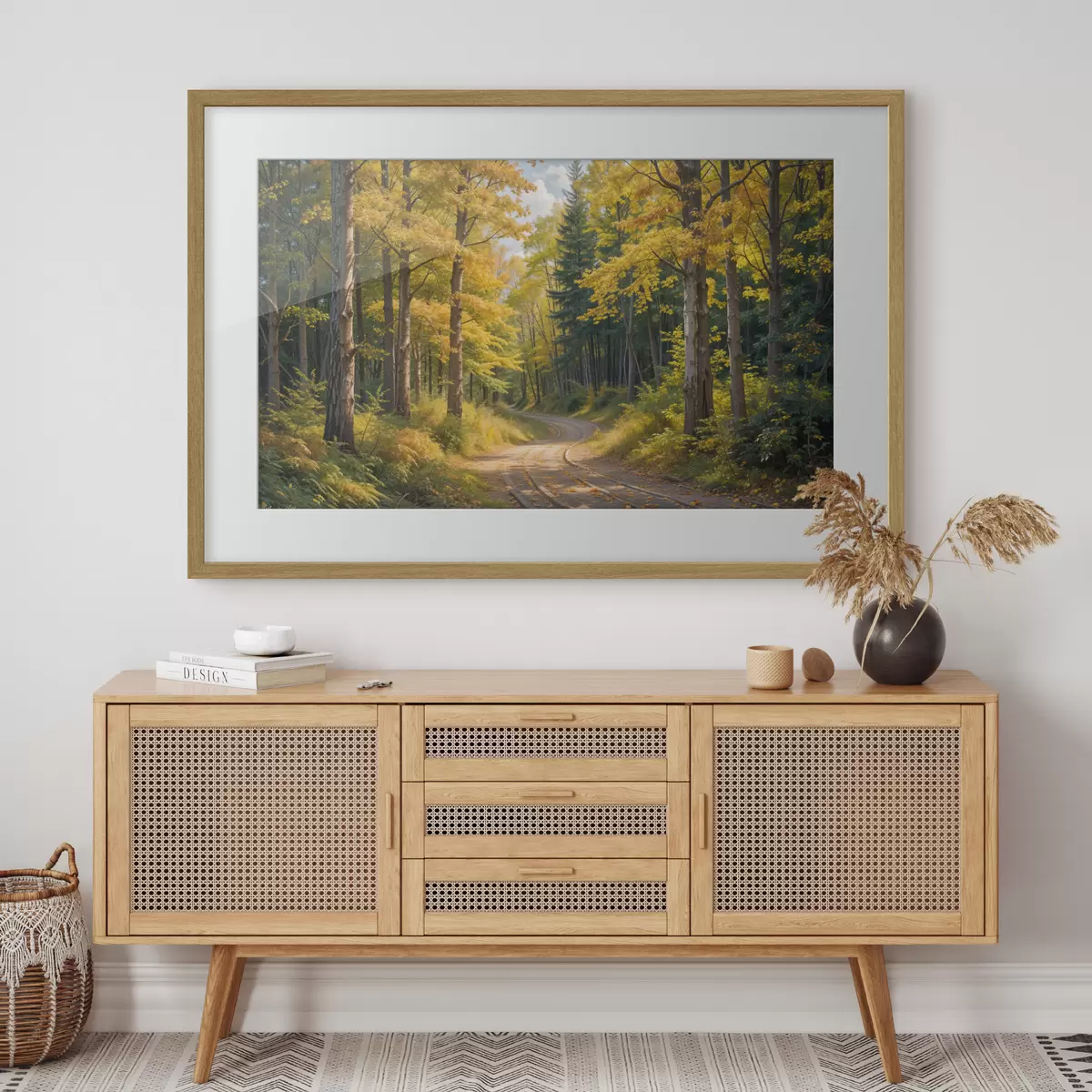Poster Wald und Kraft f40031