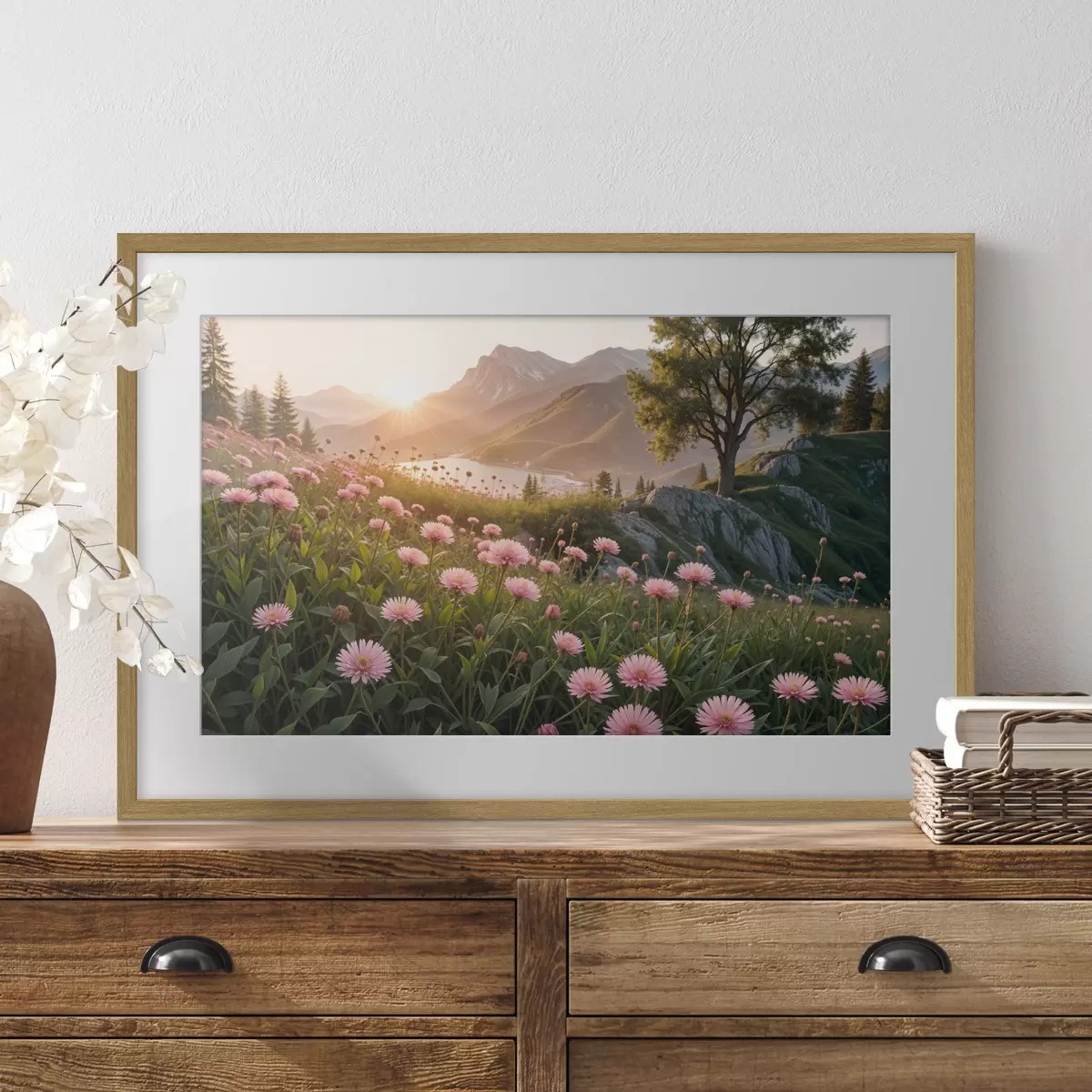 Poster Rosen und Leichtigkeit f40154