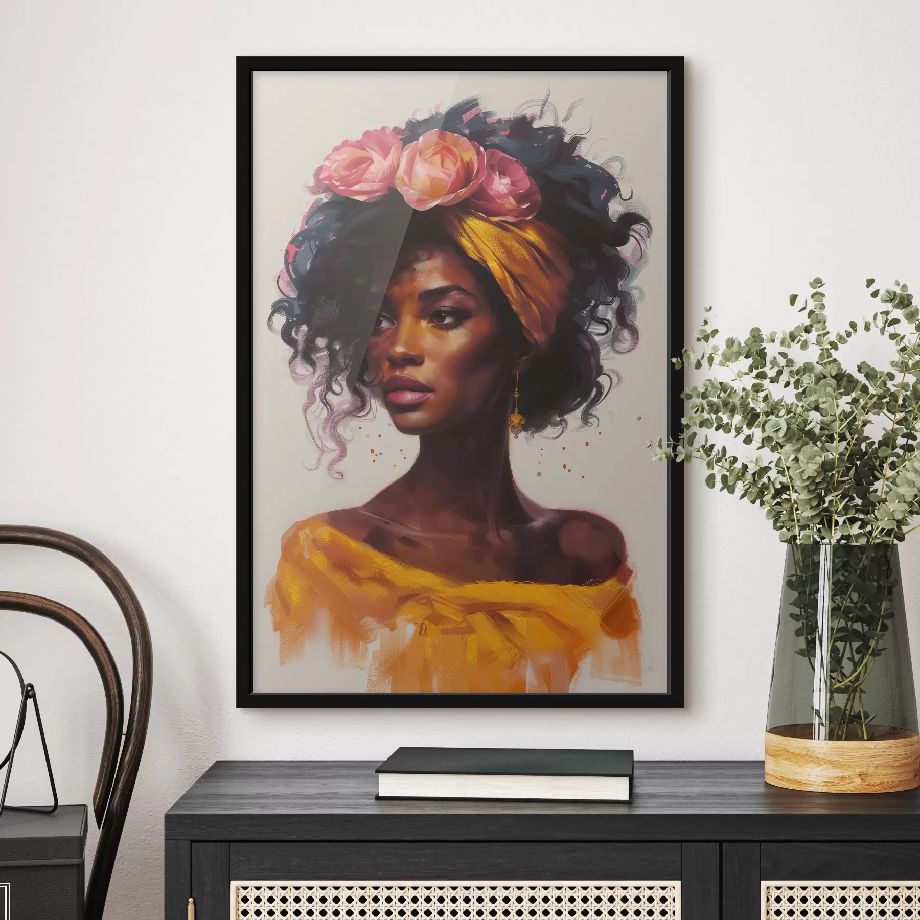 Fototapete Afro-Frau f40183
