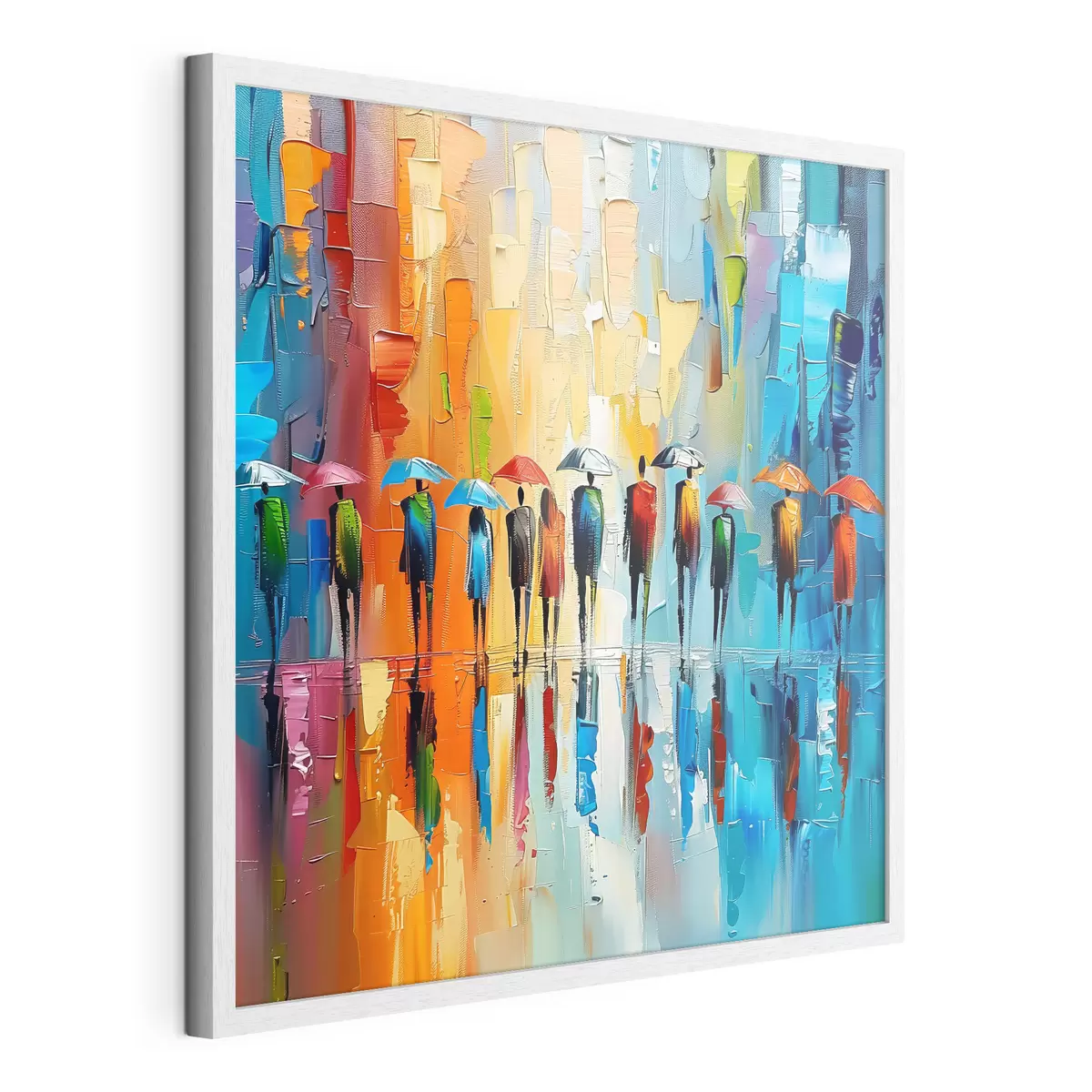 Poster Bunter Stadtregen f40188