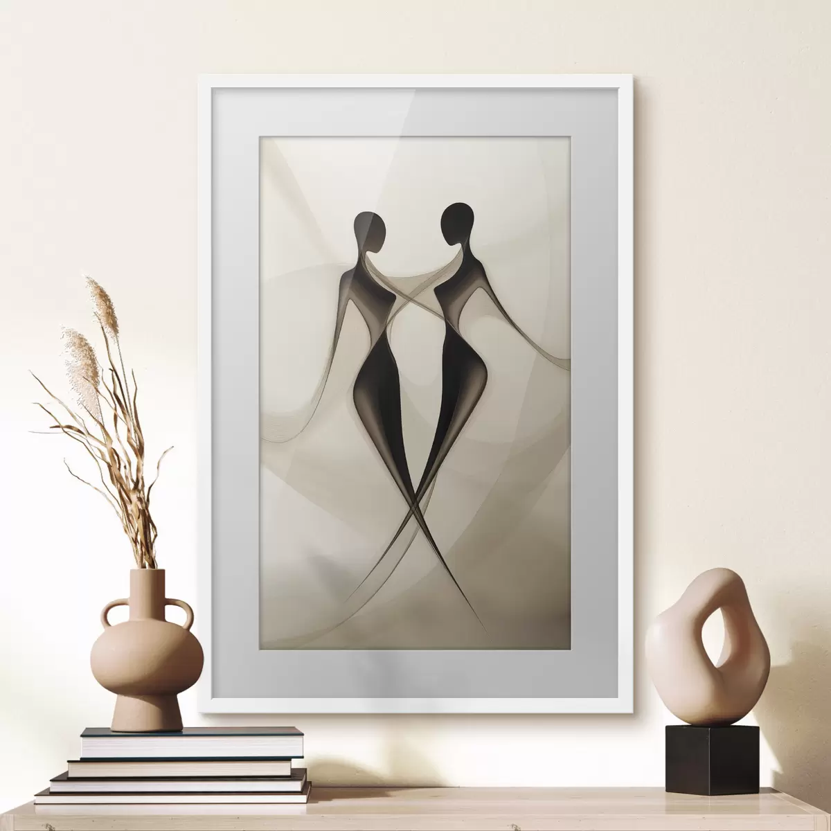 Poster Silhouette und Leben f40279