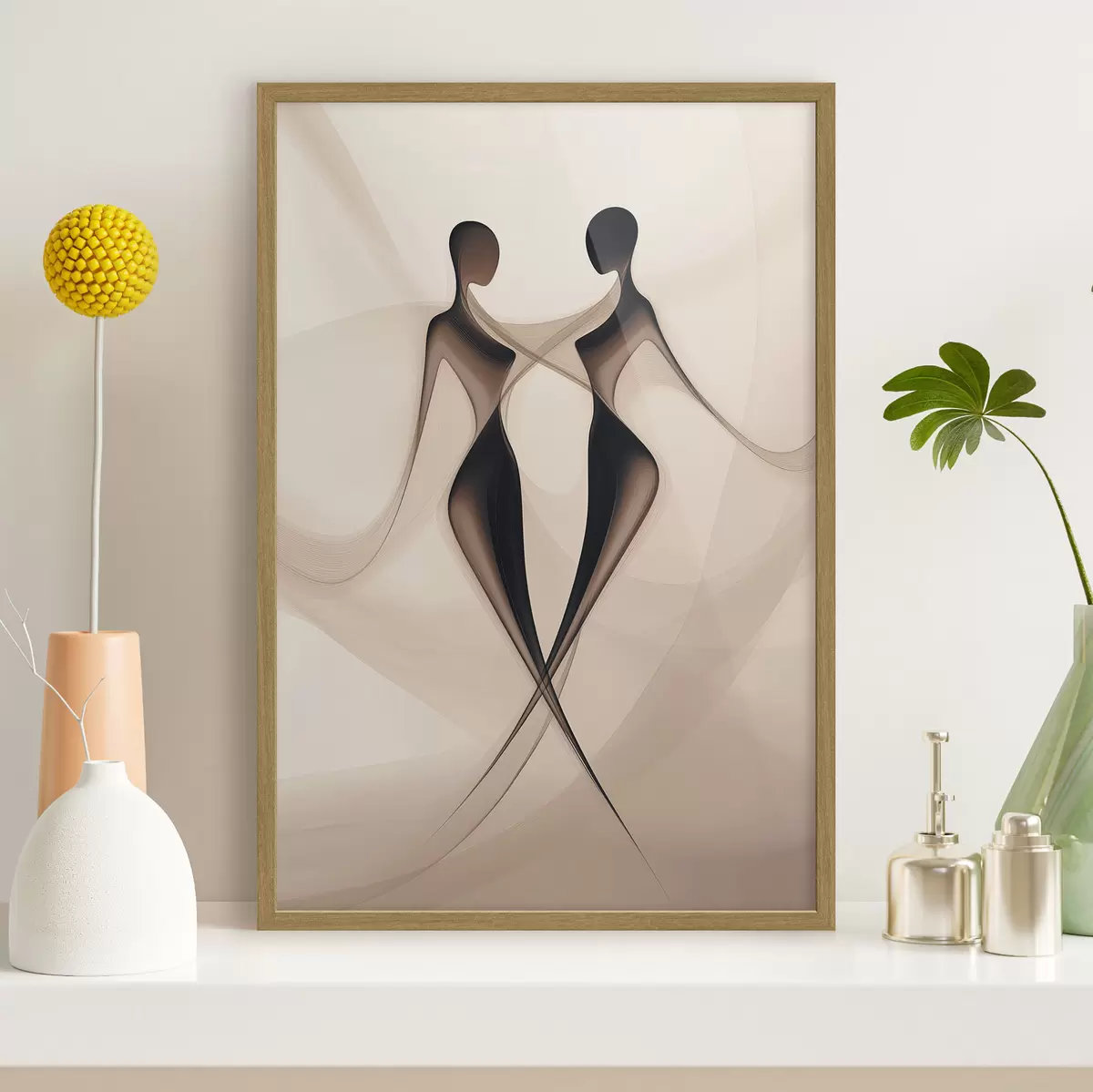 Poster Silhouette und Leben f40279