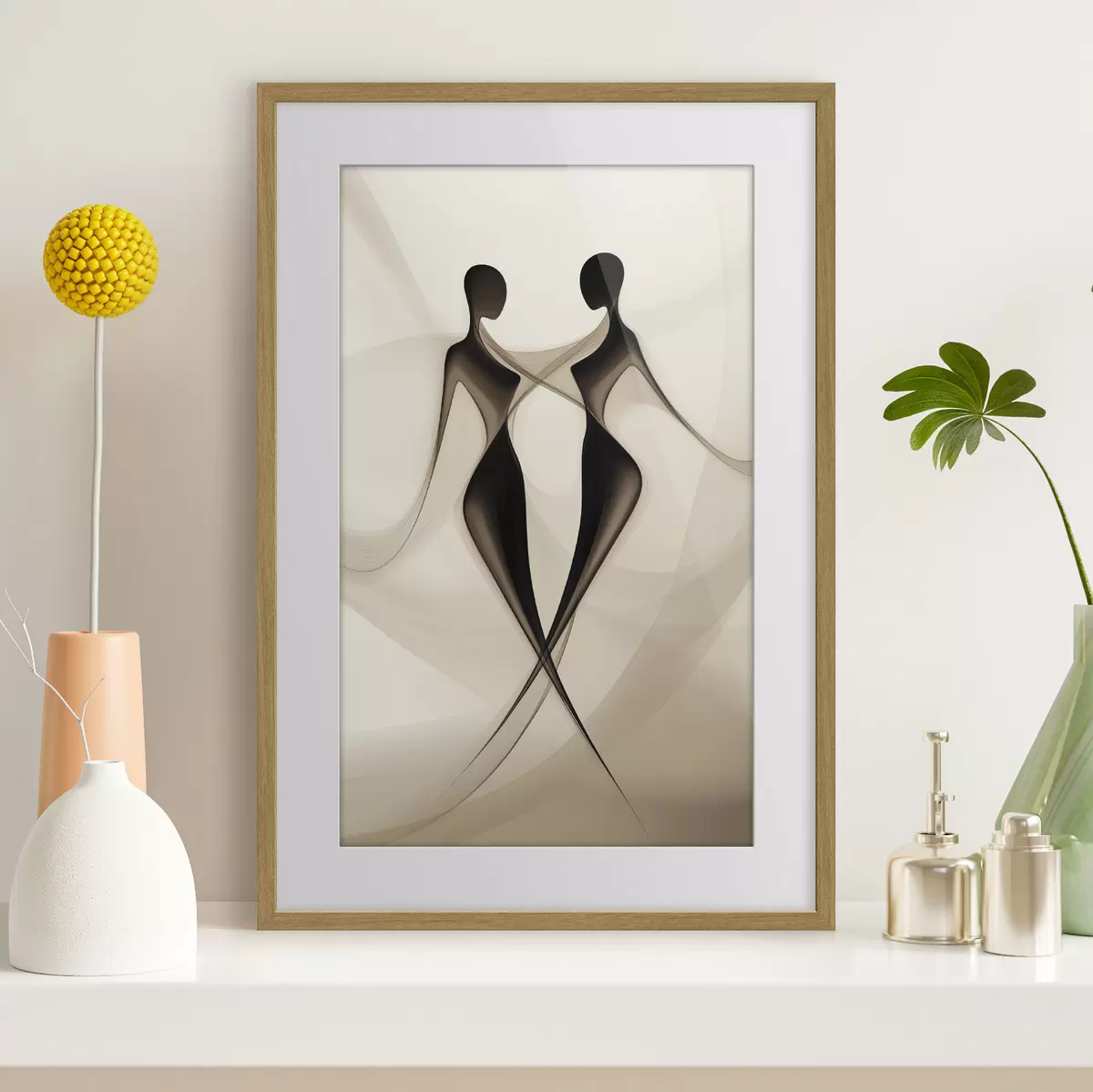 Poster Silhouette und Leben f40279