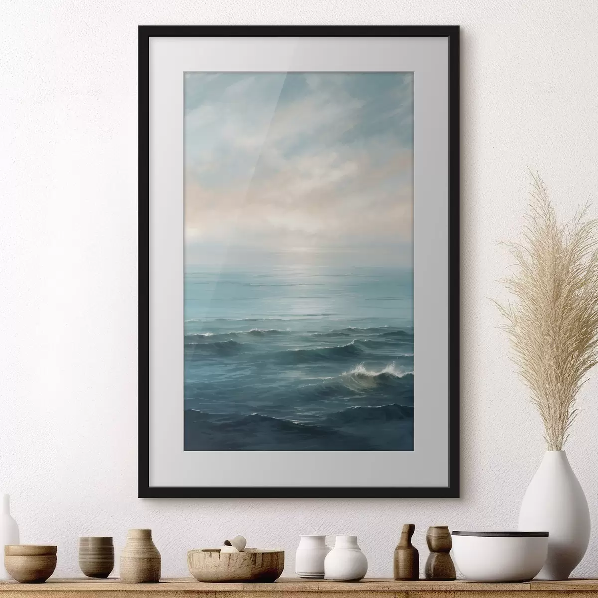 Poster Wellenförmiges Meer f40345