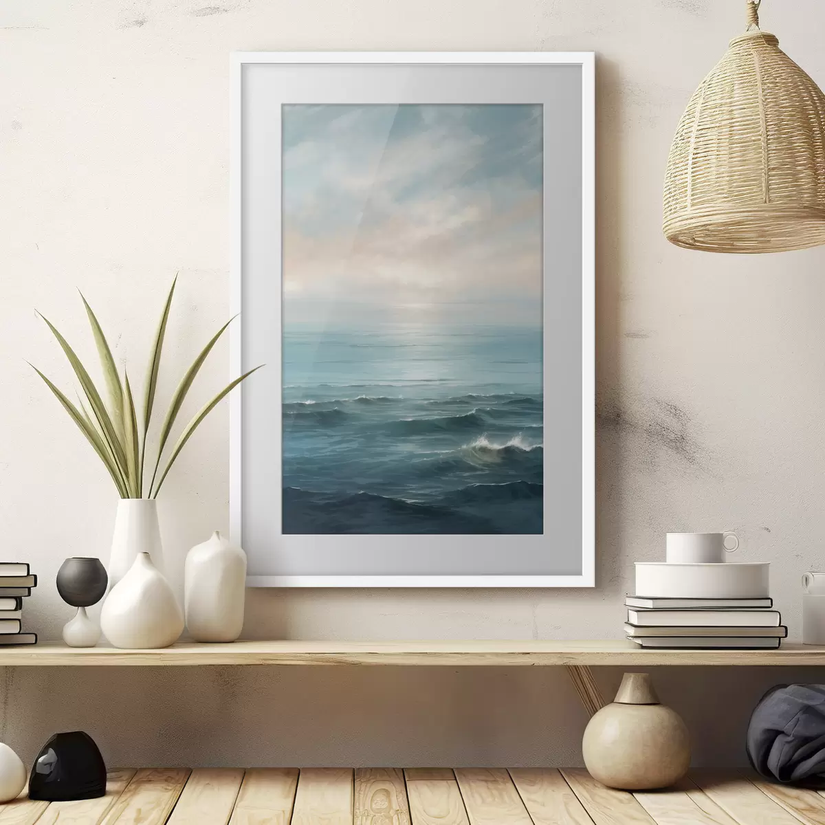 Poster Wellenförmiges Meer f40345