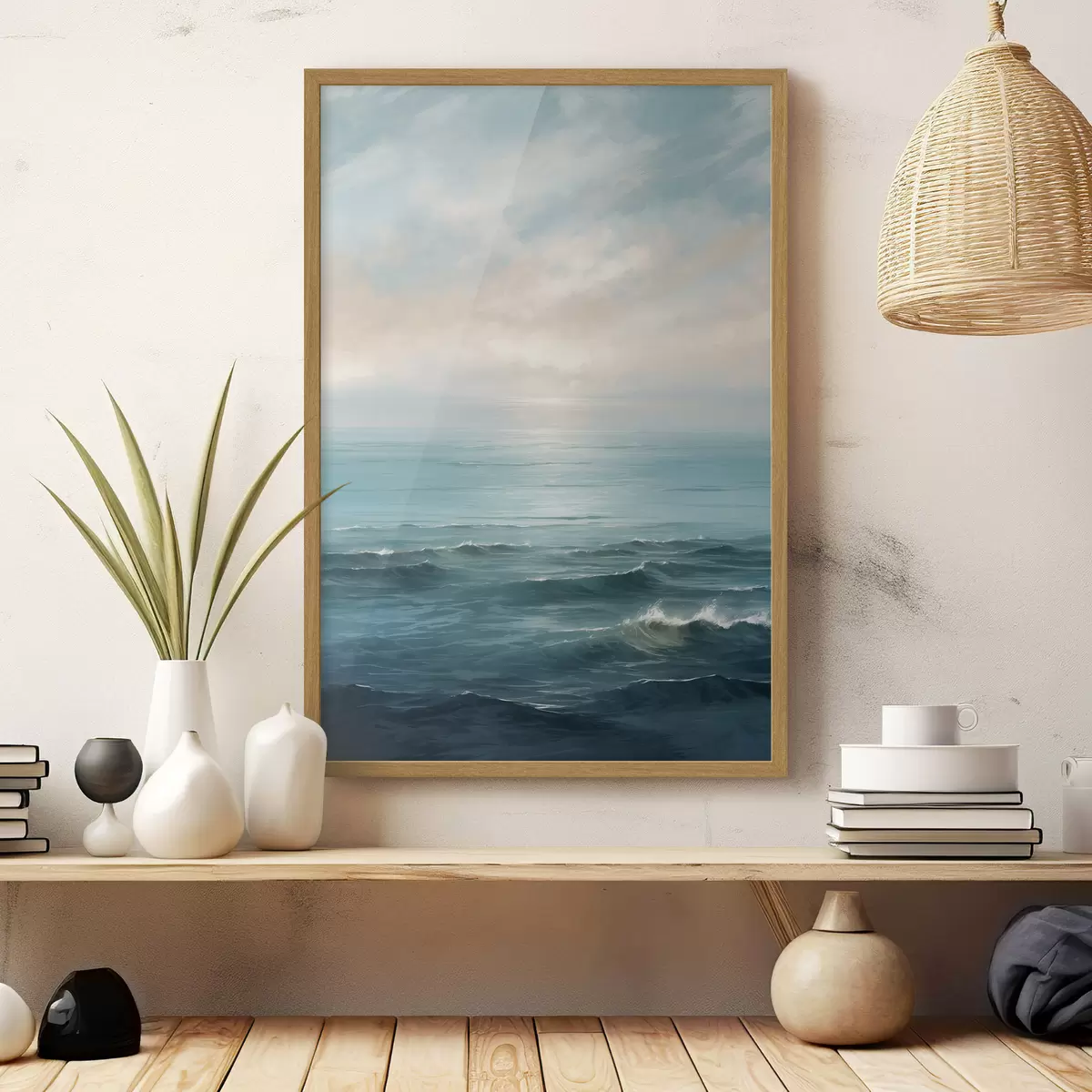 Poster Wellenförmiges Meer f40345