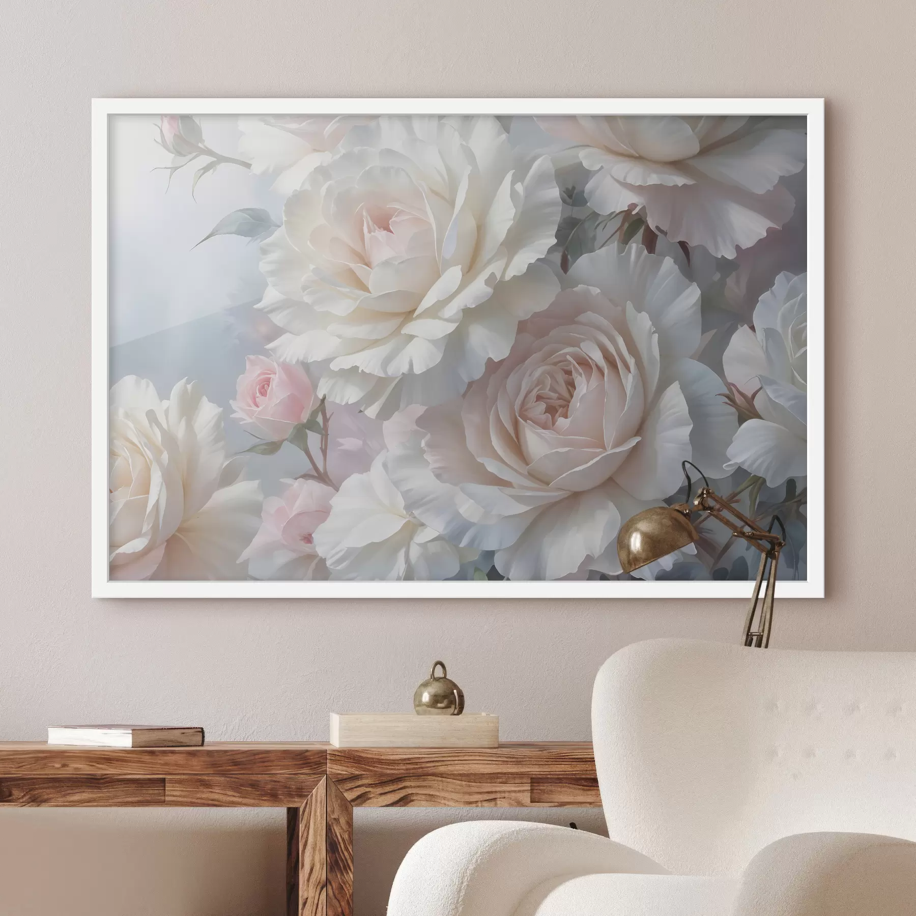 Fototapete Liebkosung der Rosen f40562
