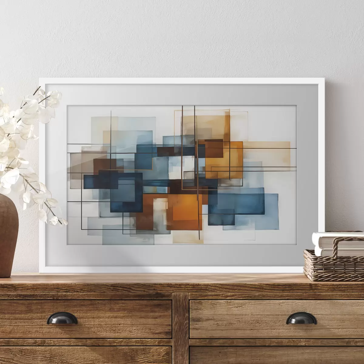 Poster Geometrie und Schwung f40563